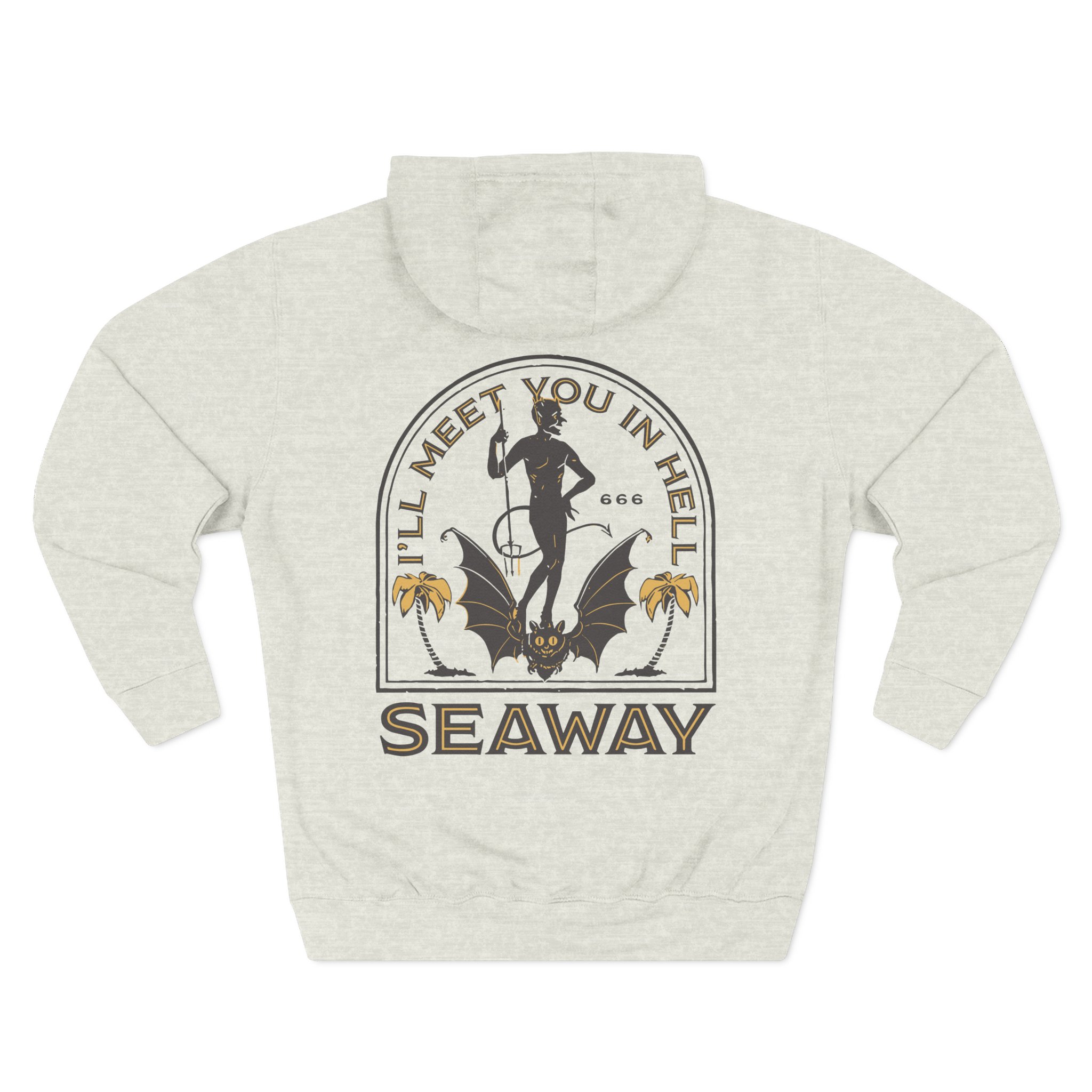 Seaway Hell Three-Panel Fleece Hoodie