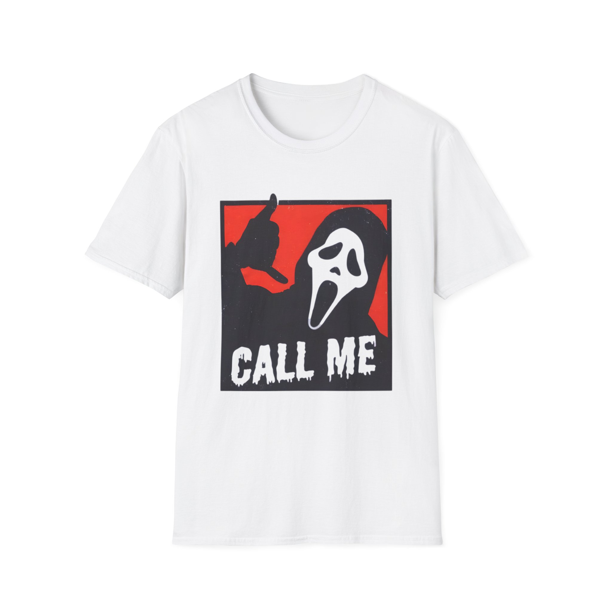 Ghostface CALL ME Unisex Softstyle T-Shirt