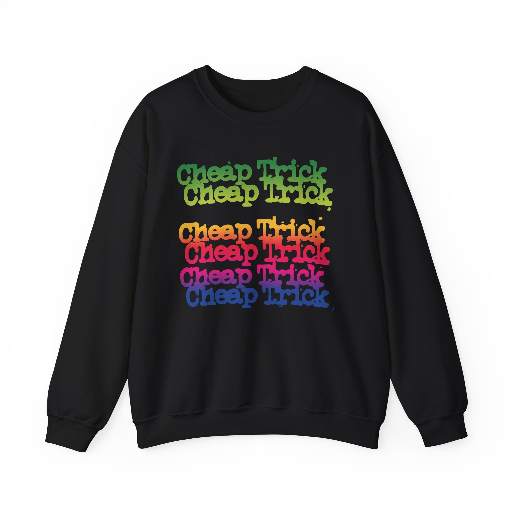 Cheap Trick Rainbow Unisex Heavy Blendâ„¢ Crewneck Sweatshirt