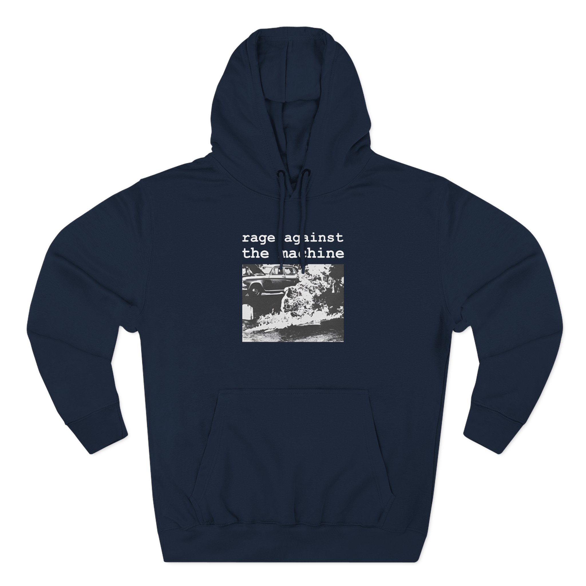 Rage Against the Machine Self-immolation Three-Panel Fleece Hoodie
