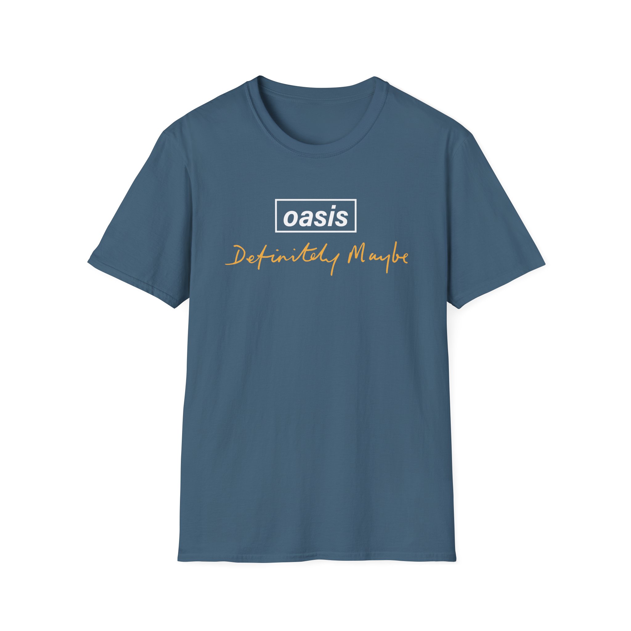 Oasis Definitely Maybe Tracklist Unisex Softstyle T-Shirt