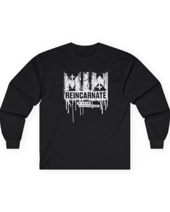 Motionless in White Reincarnate 10 Year Drip Logo Unisex Ultra Cotton Long Sleeve Tee