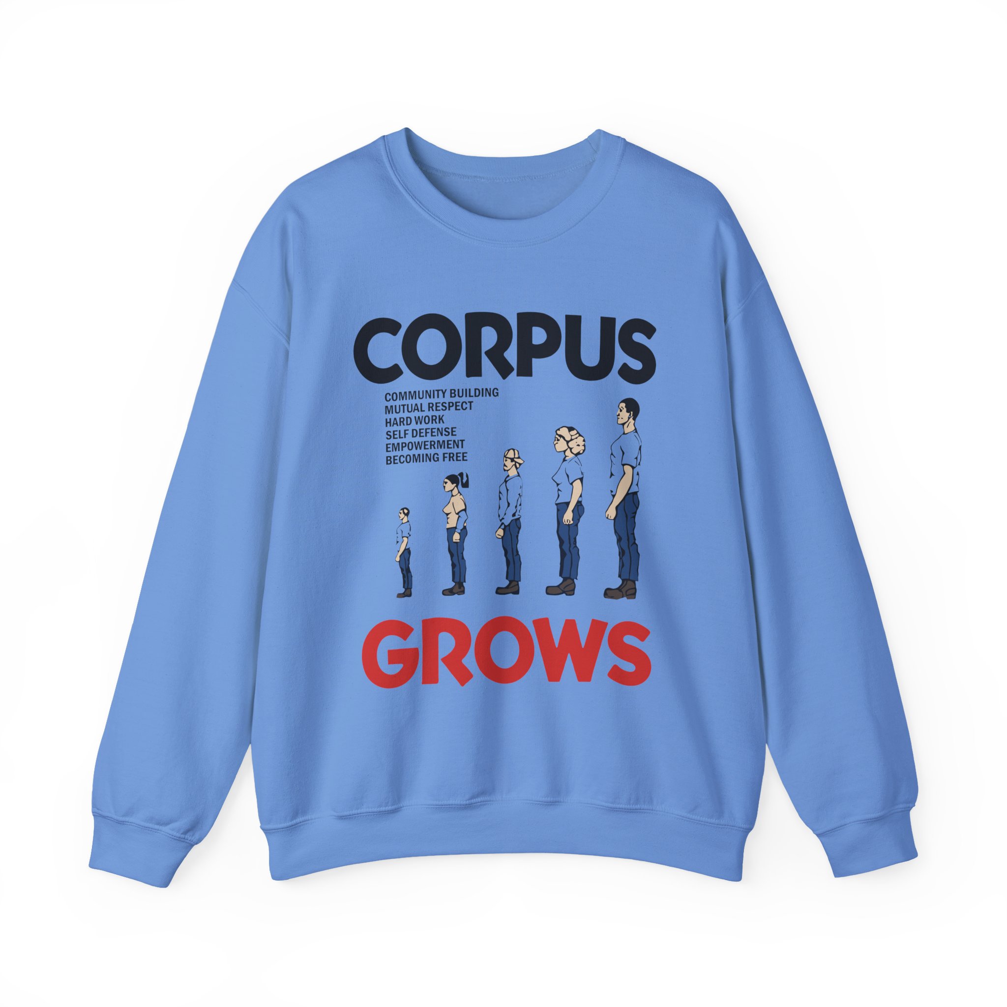 Show Me the Body Corpus Grows Unisex Heavy Blendâ„¢ Crewneck Sweatshirt