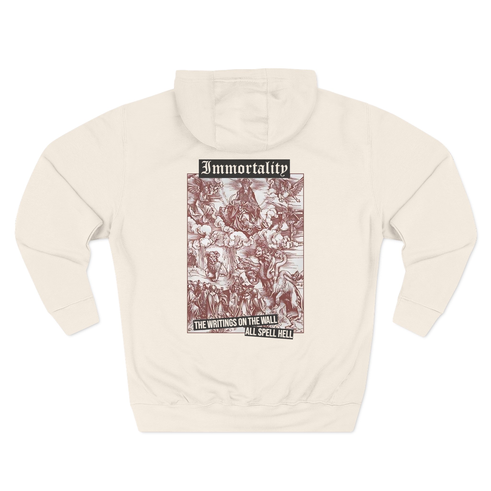 Born From Pain Immortality Three-Panel Fleece Hoodie