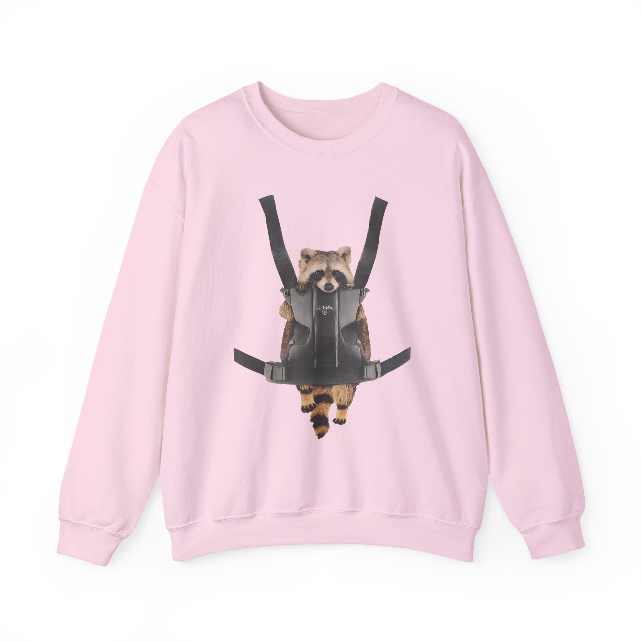 William Osman Raccoon Unisex Heavy Blendâ„¢ Crewneck Sweatshirt