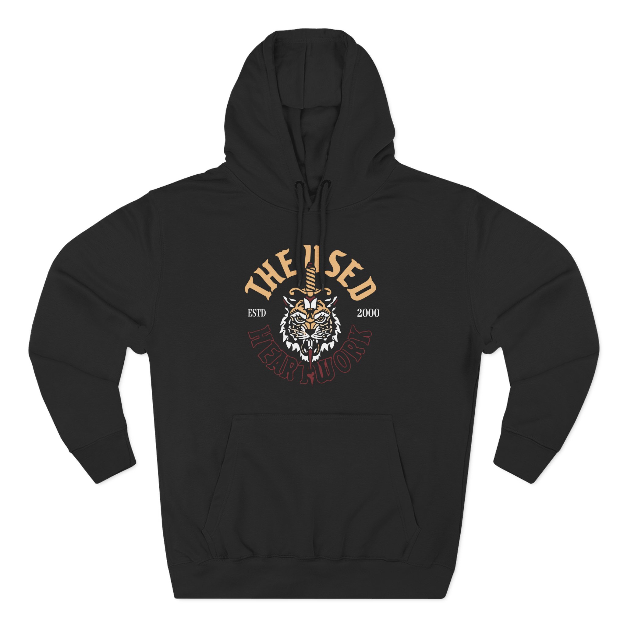 The Used Self Titled 25 Year Three-Panel Fleece Hoodie