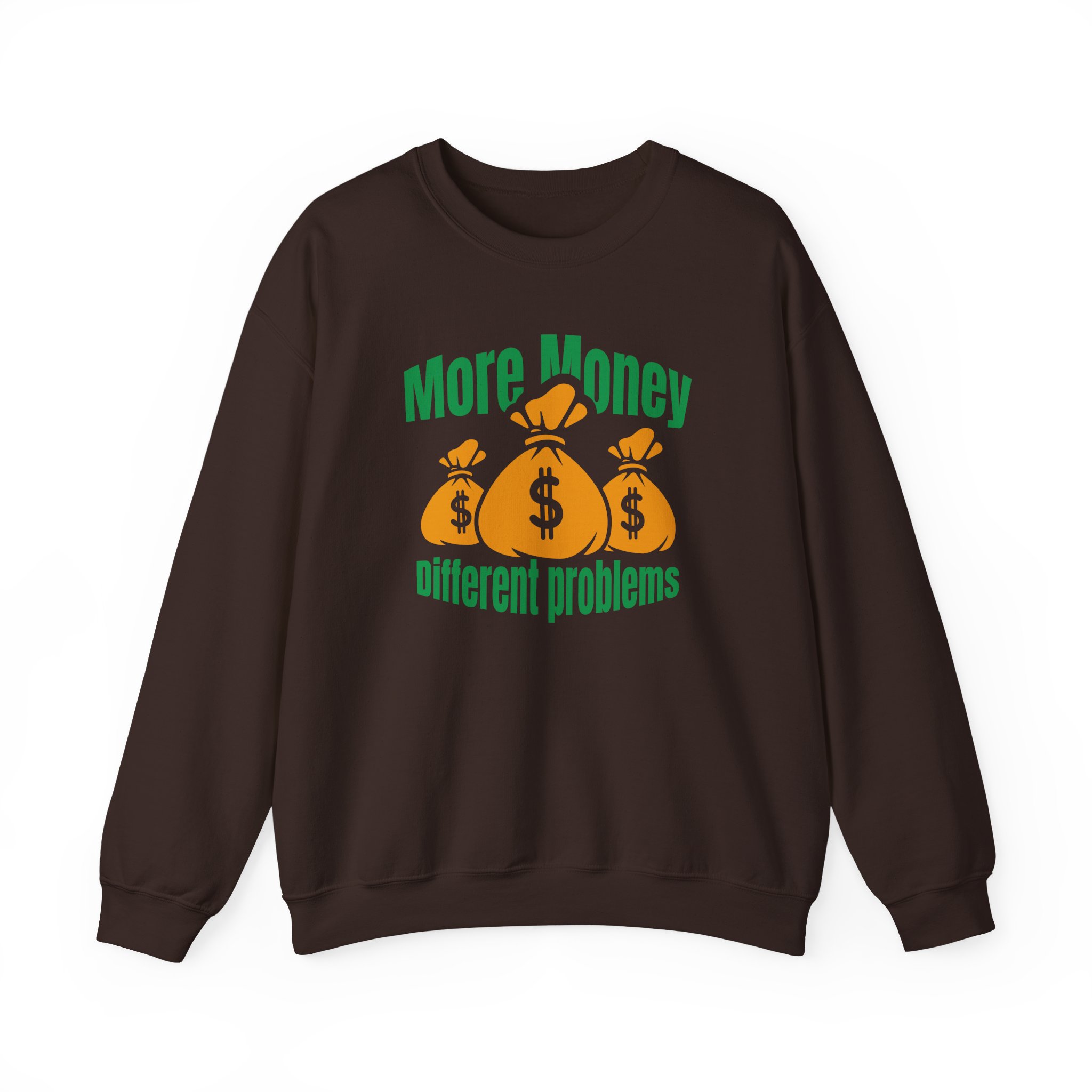 Aba and Preach More Money Different Problems Unisex Heavy Blendâ„¢ Crewneck Sweatshirt