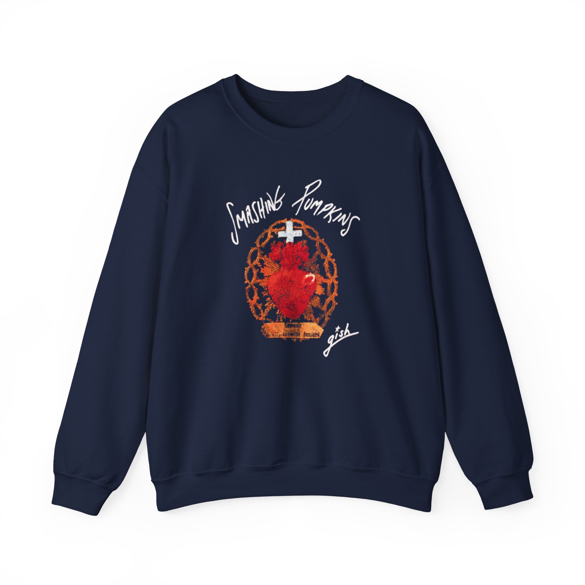 Billy Corgan Gish Sacred Heart Unisex Heavy Blendâ„¢ Crewneck Sweatshirt