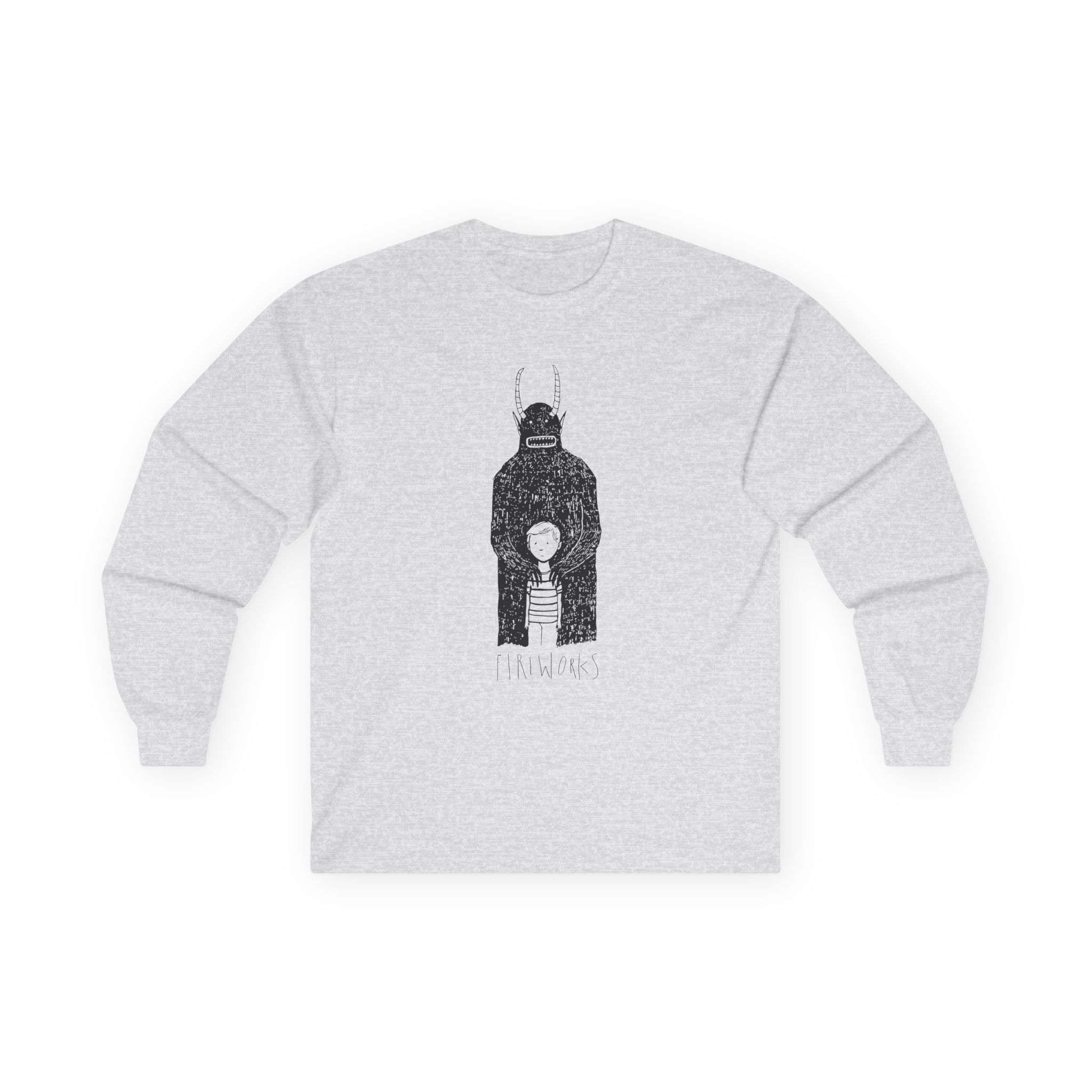 Fireworks Monster Unisex Ultra Cotton Long Sleeve Tee