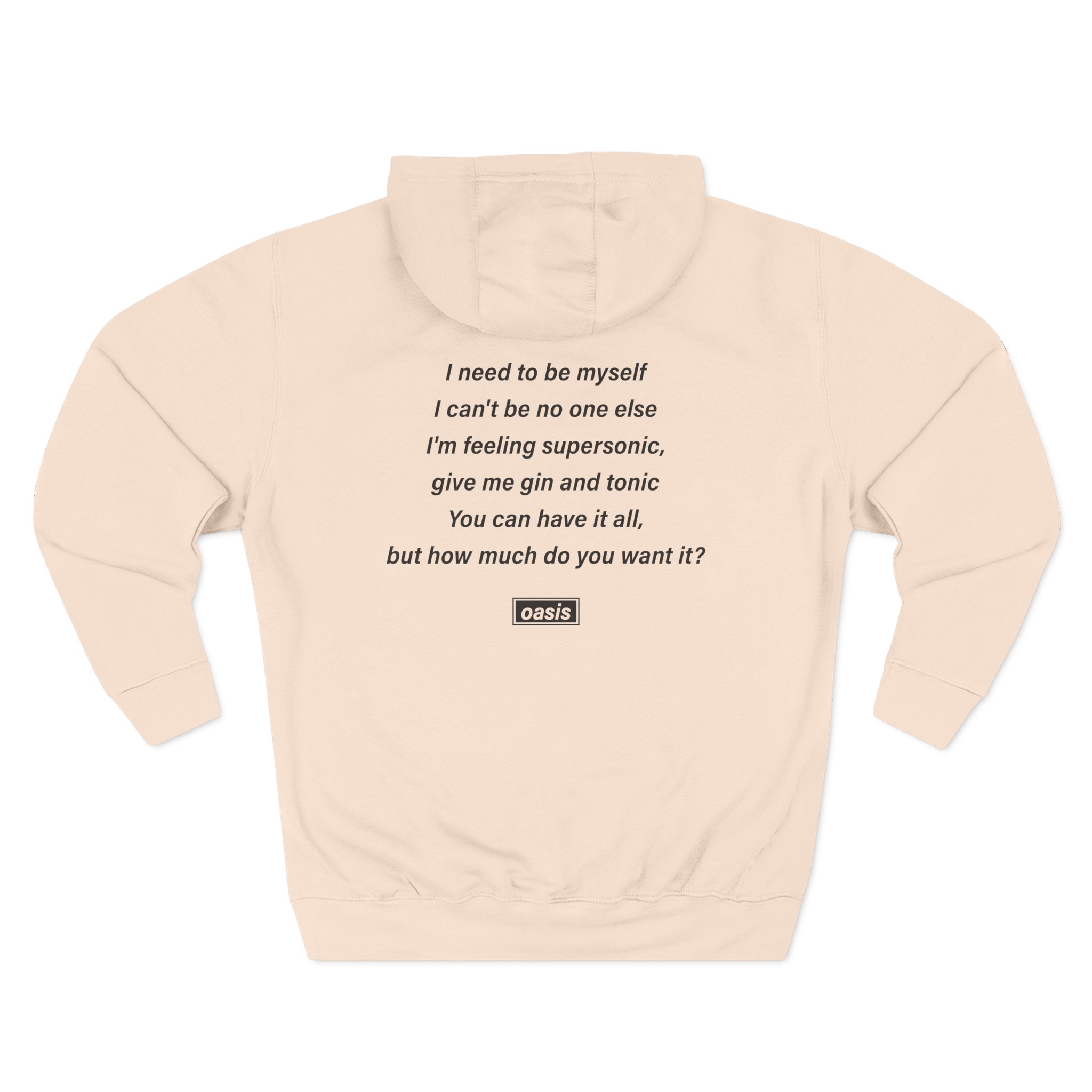 Oasis Supersonic Three-Panel Fleece Hoodie