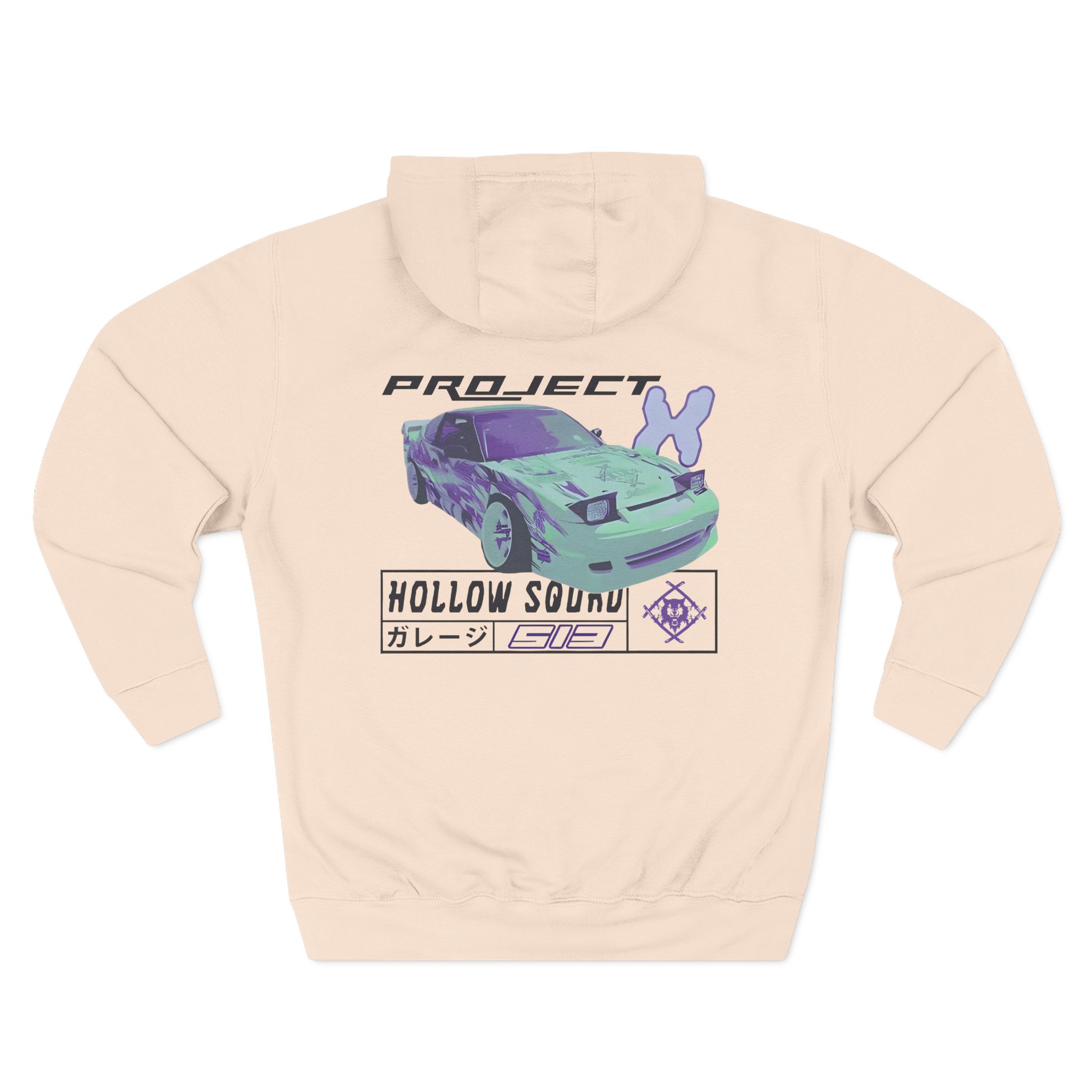 Xavier Wulf Hollow Squad Project Three-Panel Fleece Hoodie