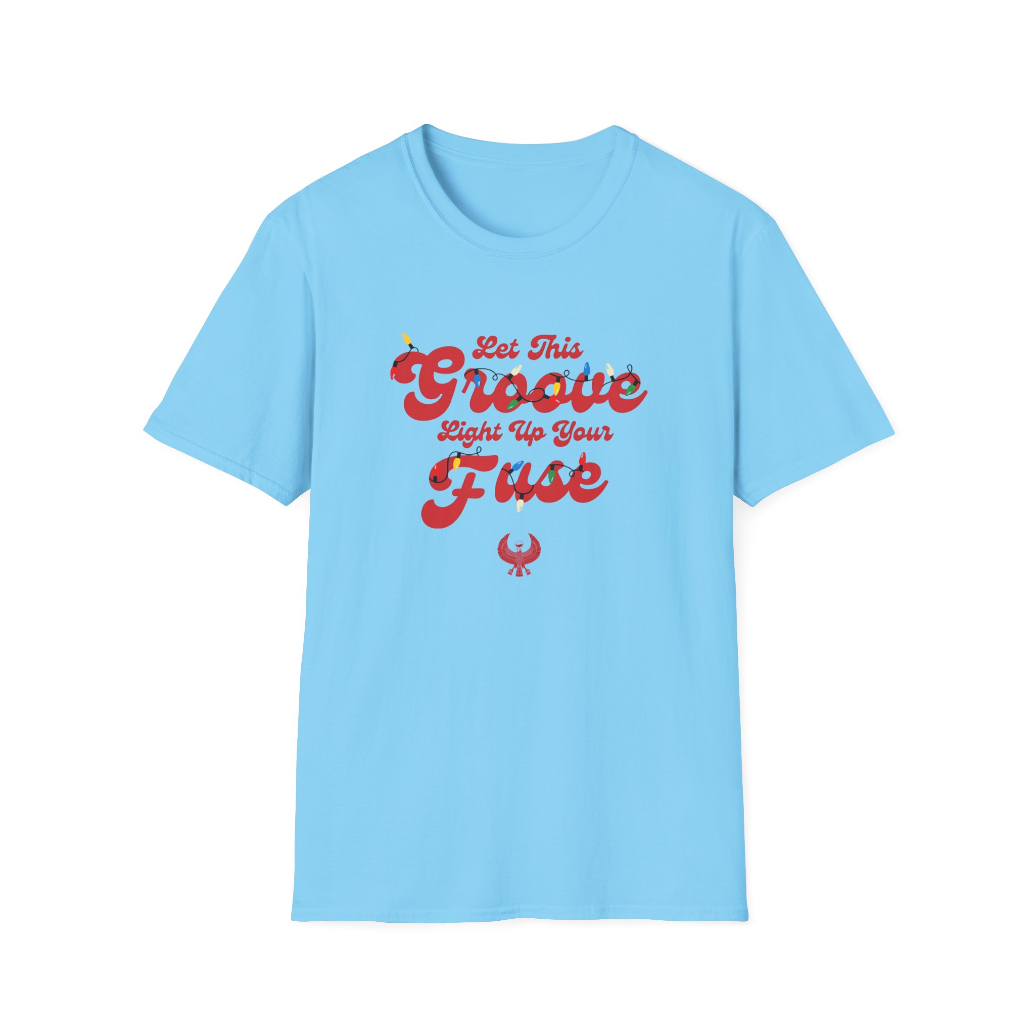 Earth Wind & Fire Light Up Your Fuse Unisex Softstyle T-Shirt