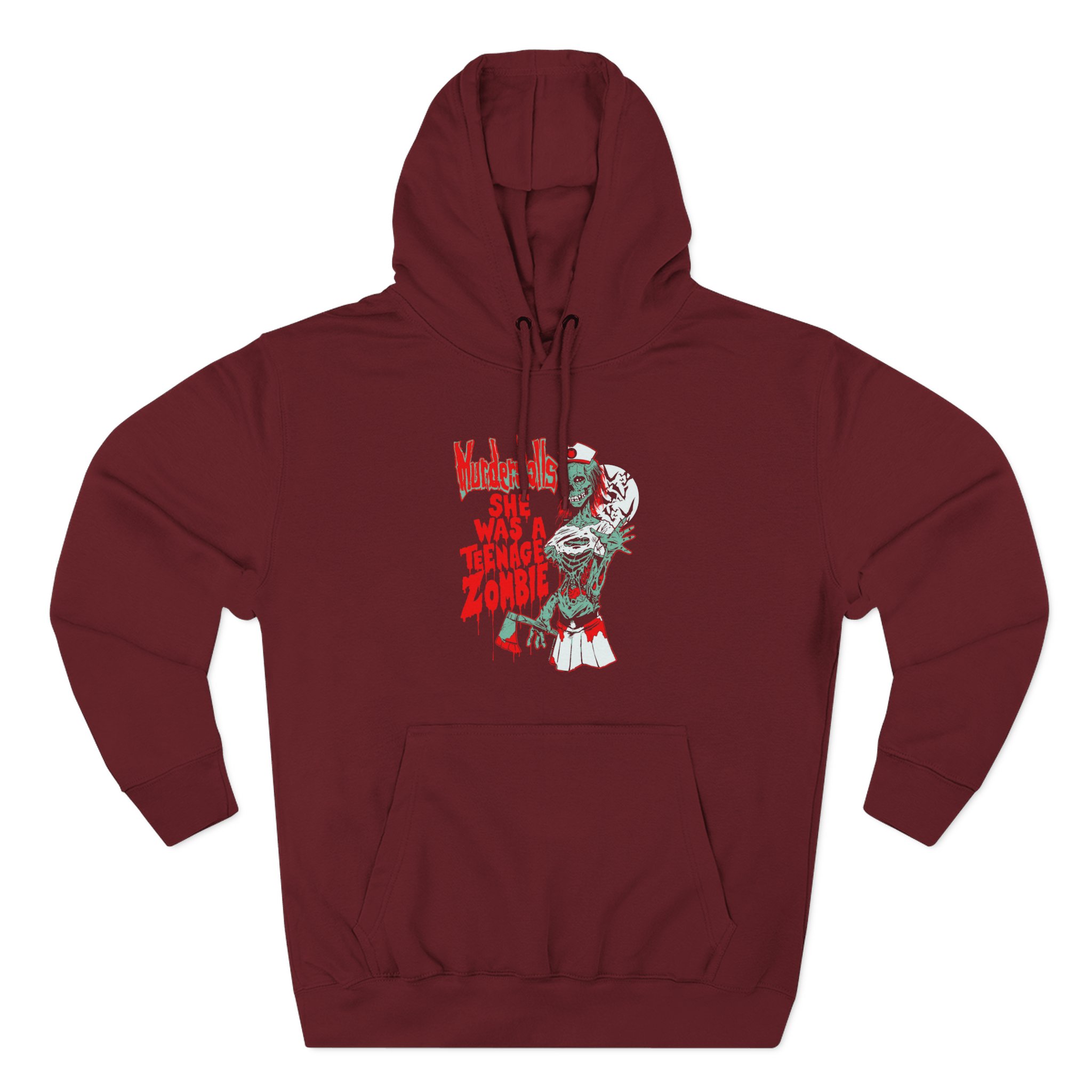 Murderdolls She Was a Teenage Zombie Three-Panel Fleece Hoodie