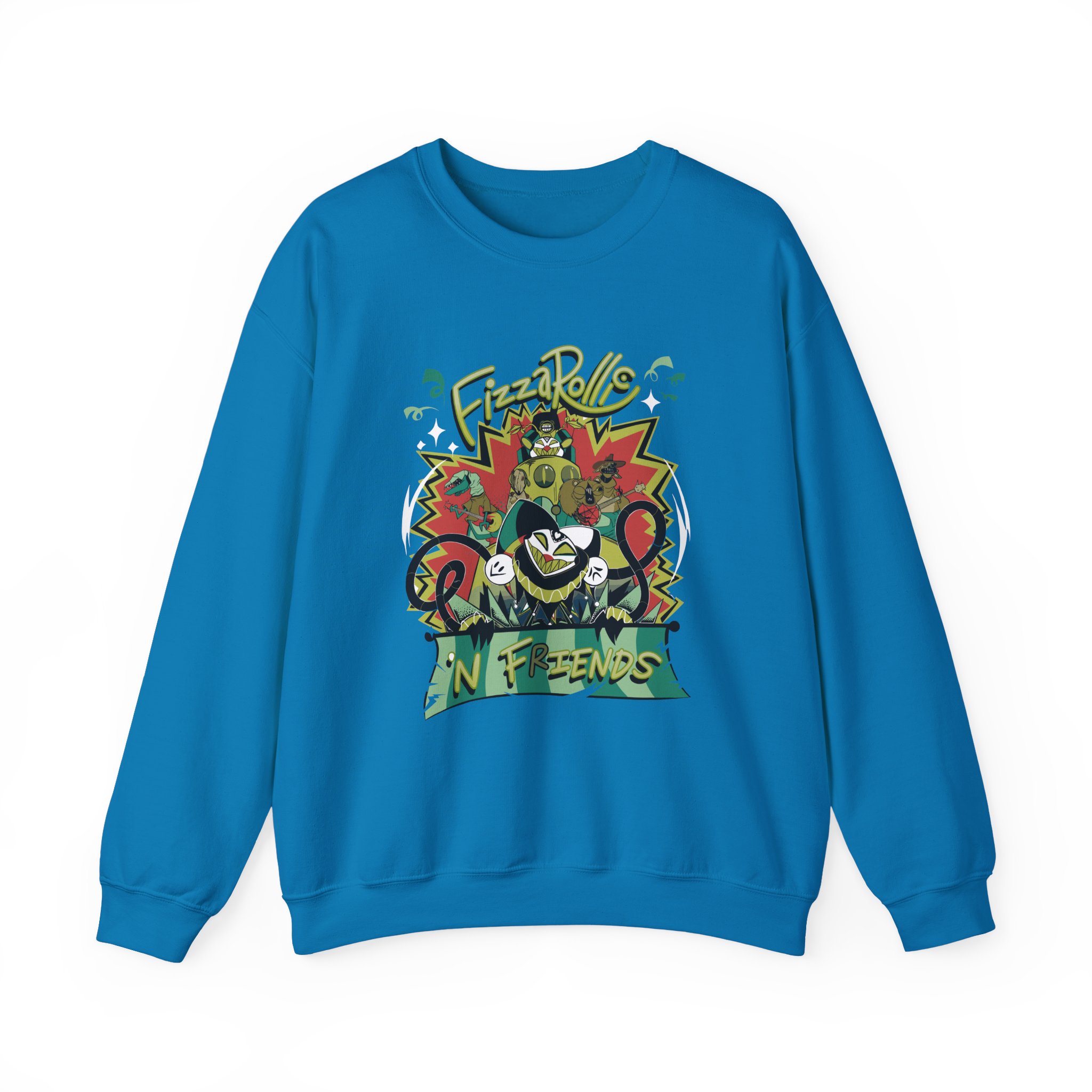Helluva Boss Fizz N Friends Unisex Heavy Blendâ„¢ Crewneck Sweatshirt