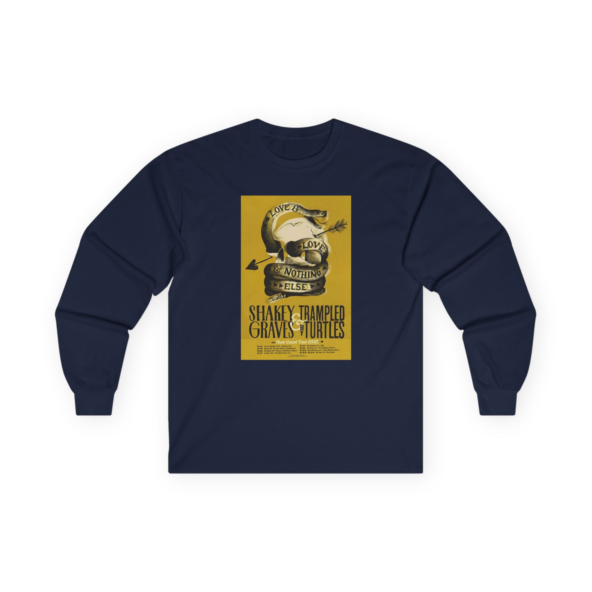 Shakey Graves West Coast Tour Unisex Ultra Cotton Long Sleeve Tee