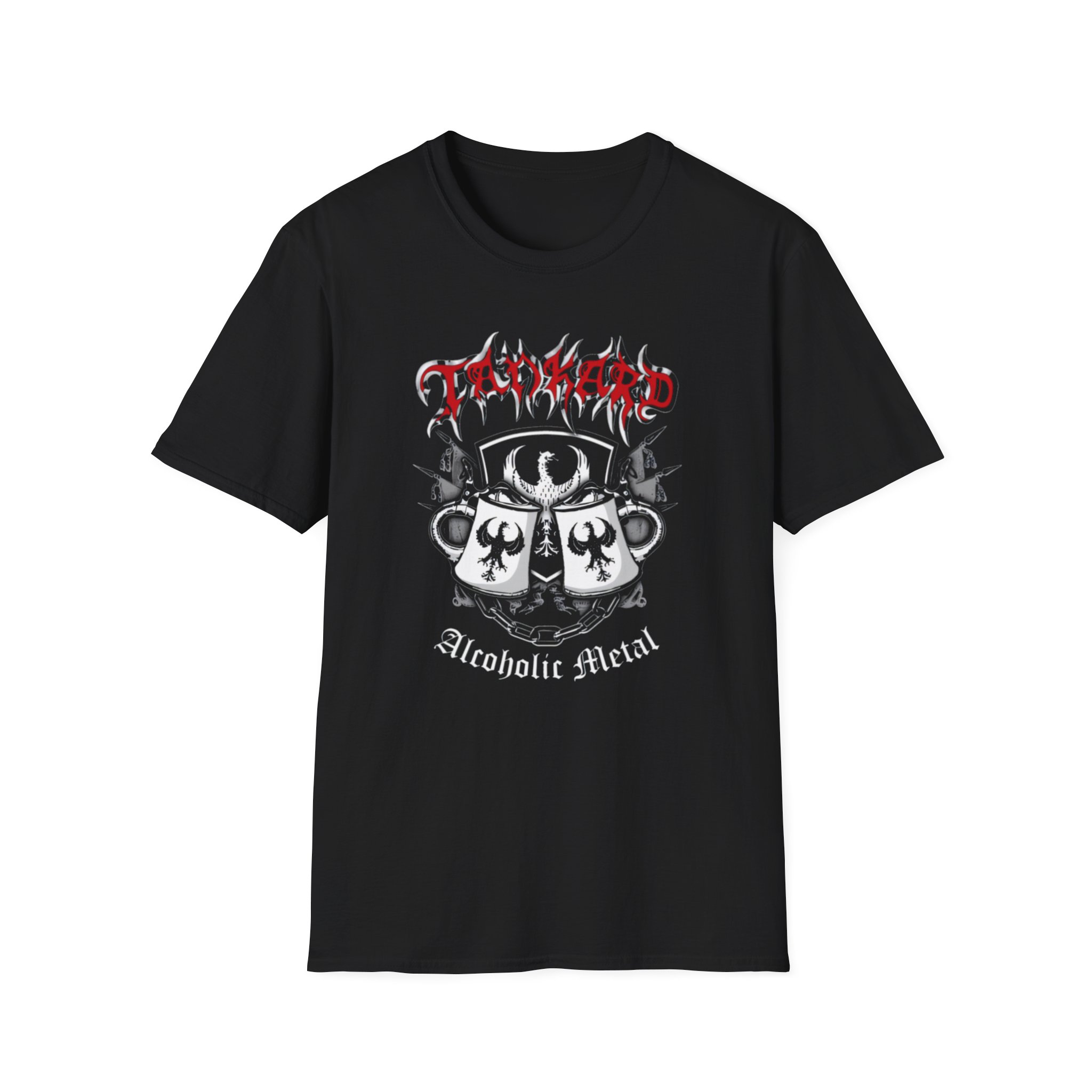 Tankard Alcoholic Metal Unisex Softstyle T-Shirt