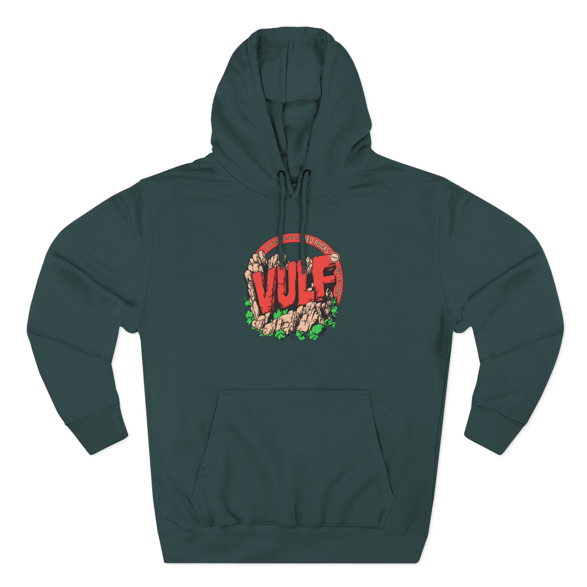 Vulfpeck Red Rocks Three-Panel Fleece Hoodie