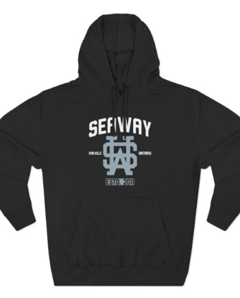Seaway Monogram Three-Panel Fleece Hoodie