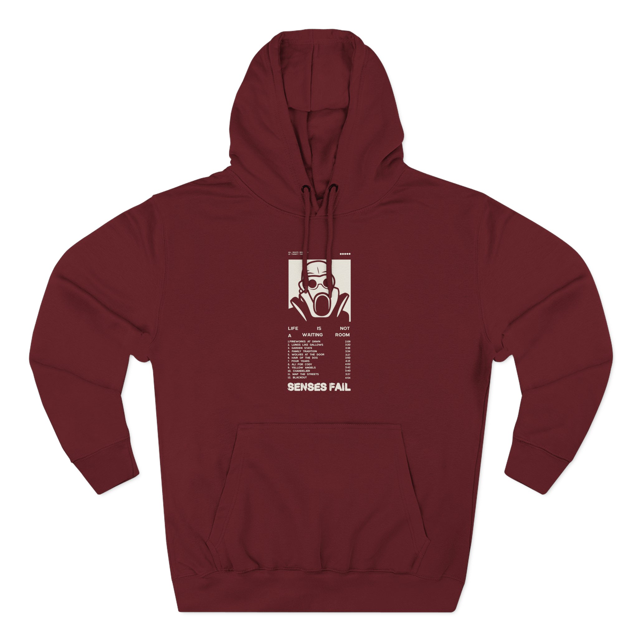 Senses Fail Linawr Tour Three-Panel Fleece Hoodie