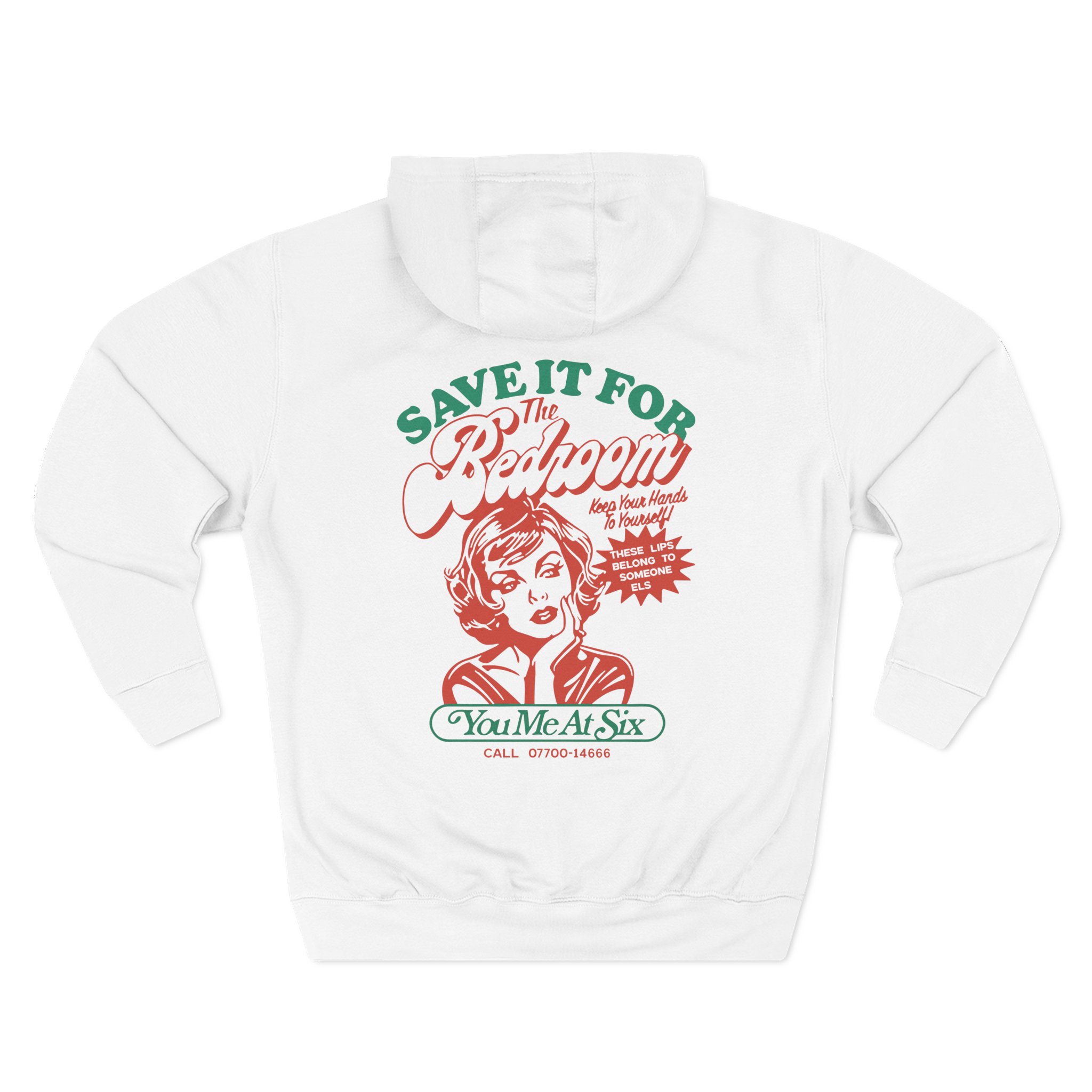 You Me at Six Toyc15 Save It for the Bedroom Three-Panel Fleece Hoodie