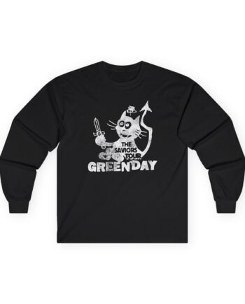 Green Day Cat and Sword Unisex Ultra Cotton Long Sleeve Tee
