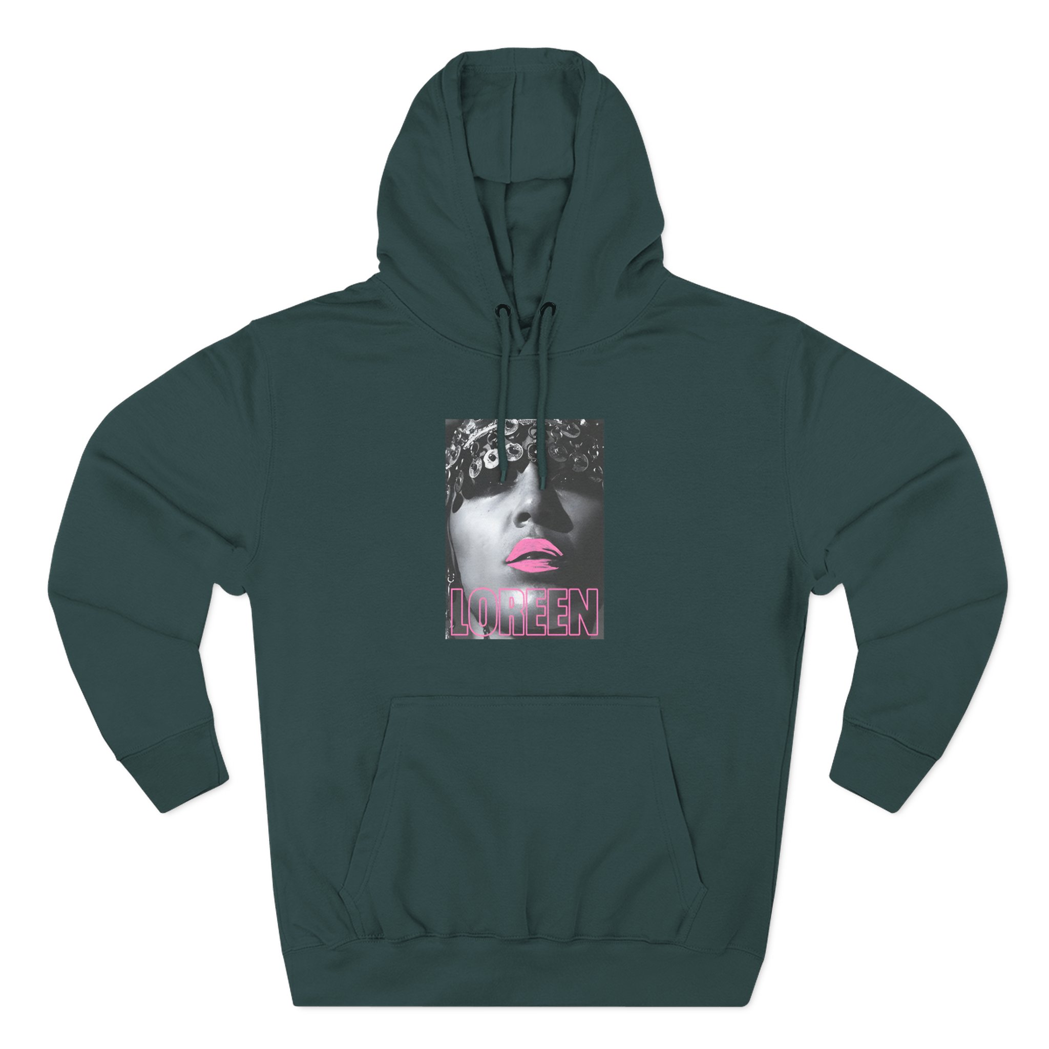 Loreen Loreen Tattoo Three-Panel Fleece Hoodie