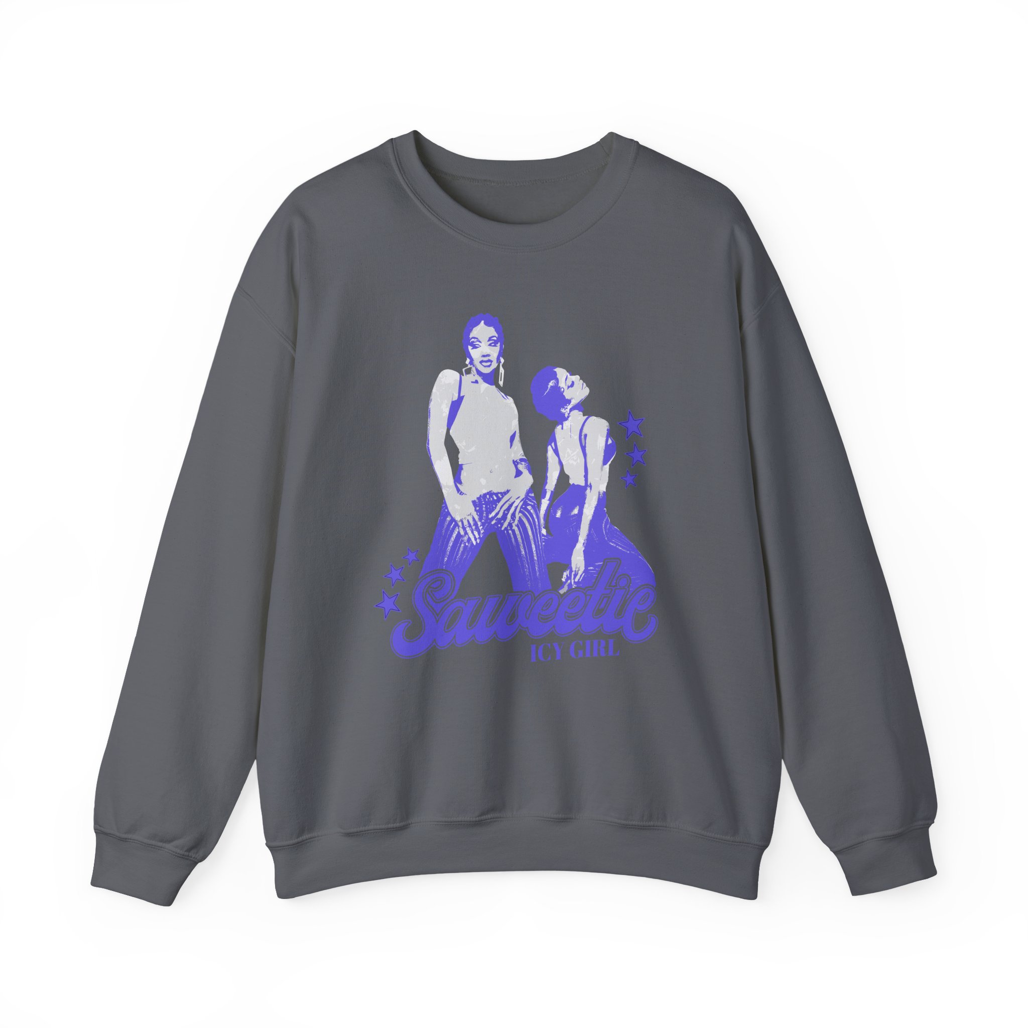 Saweetie Icy Girl Unisex Heavy Blend Crewneck Sweatshirt