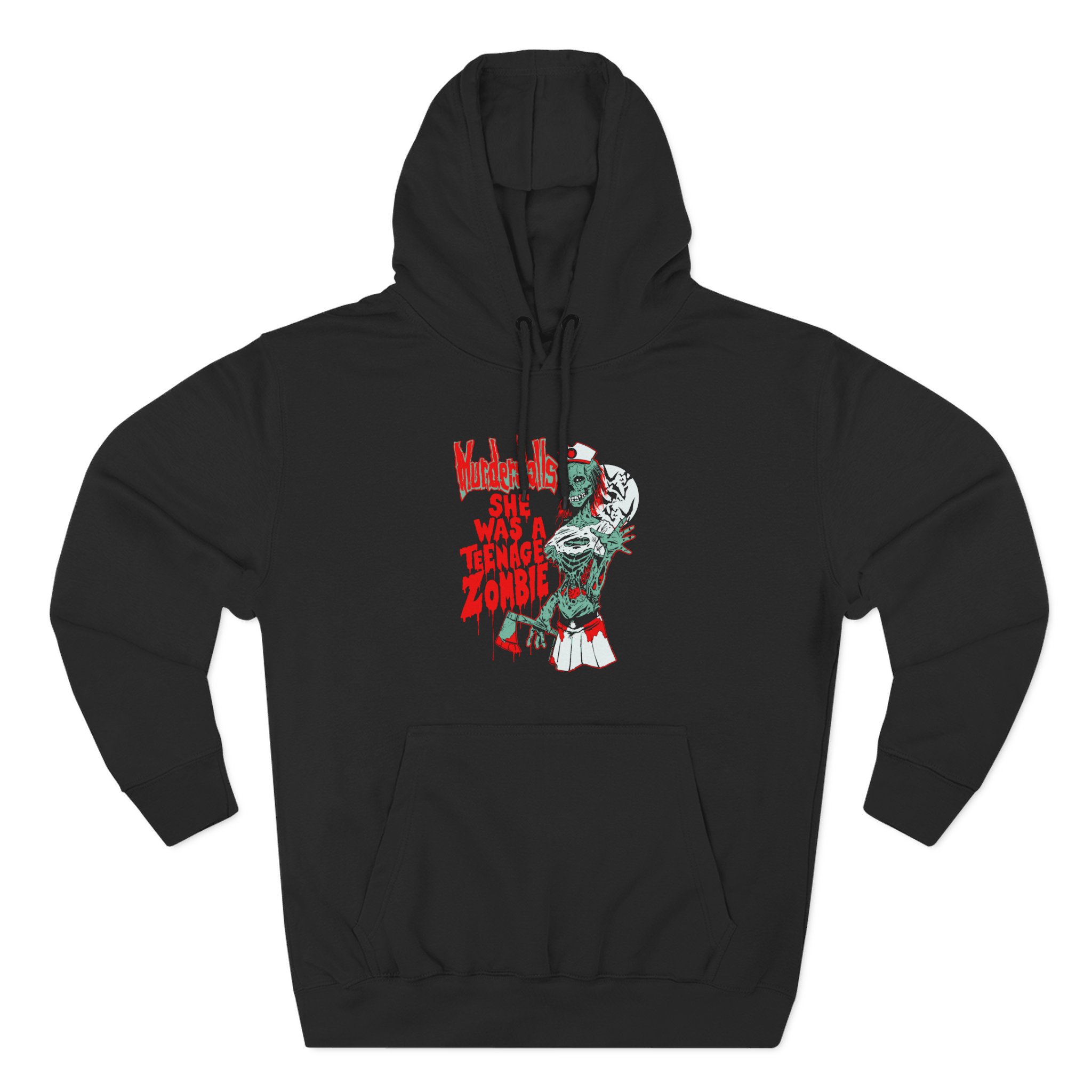 Murderdolls She Was a Teenage Zombie Three-Panel Fleece Hoodie