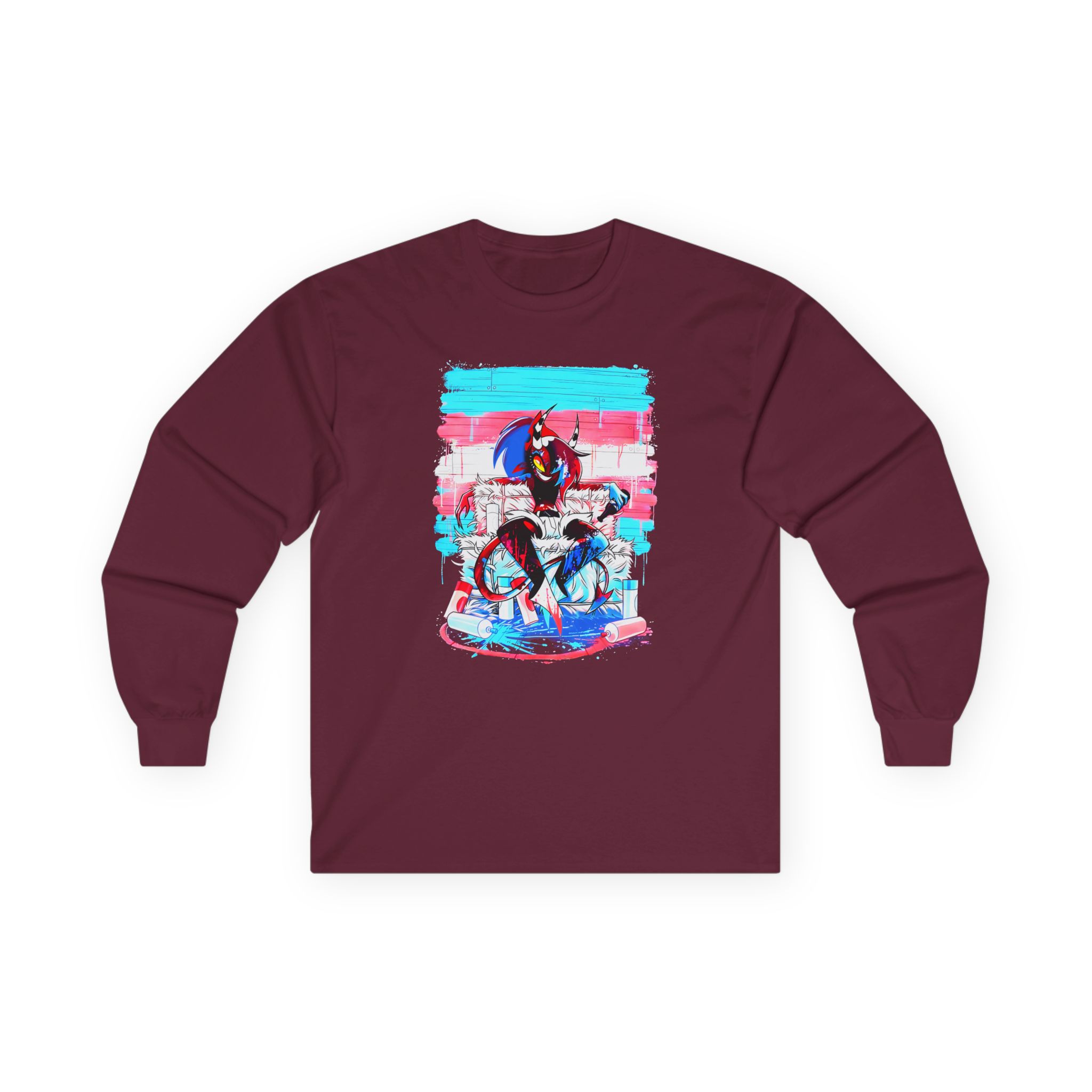 Helluva Boss Sallie May Micro Ribbed Unisex Ultra Cotton Long Sleeve Tee