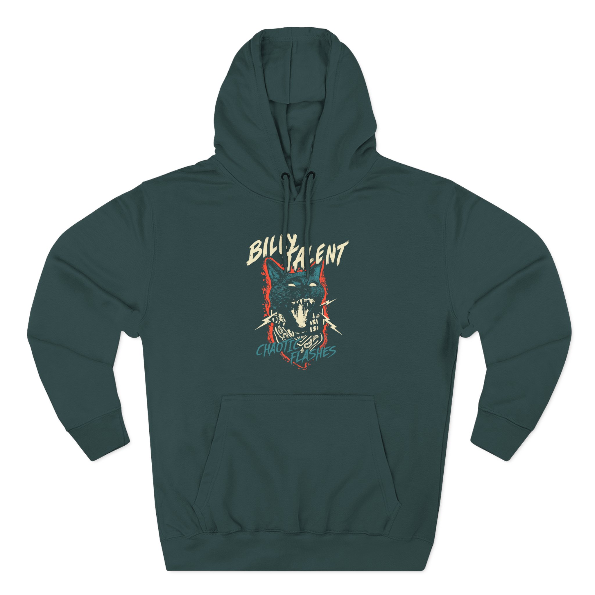 Billy Talent Chaotic Flashes Three-Panel Fleece Hoodie