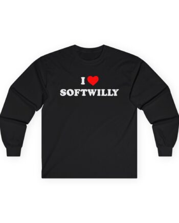 Softwilly I Love Softwilly Unisex Ultra Cotton Long Sleeve Tee