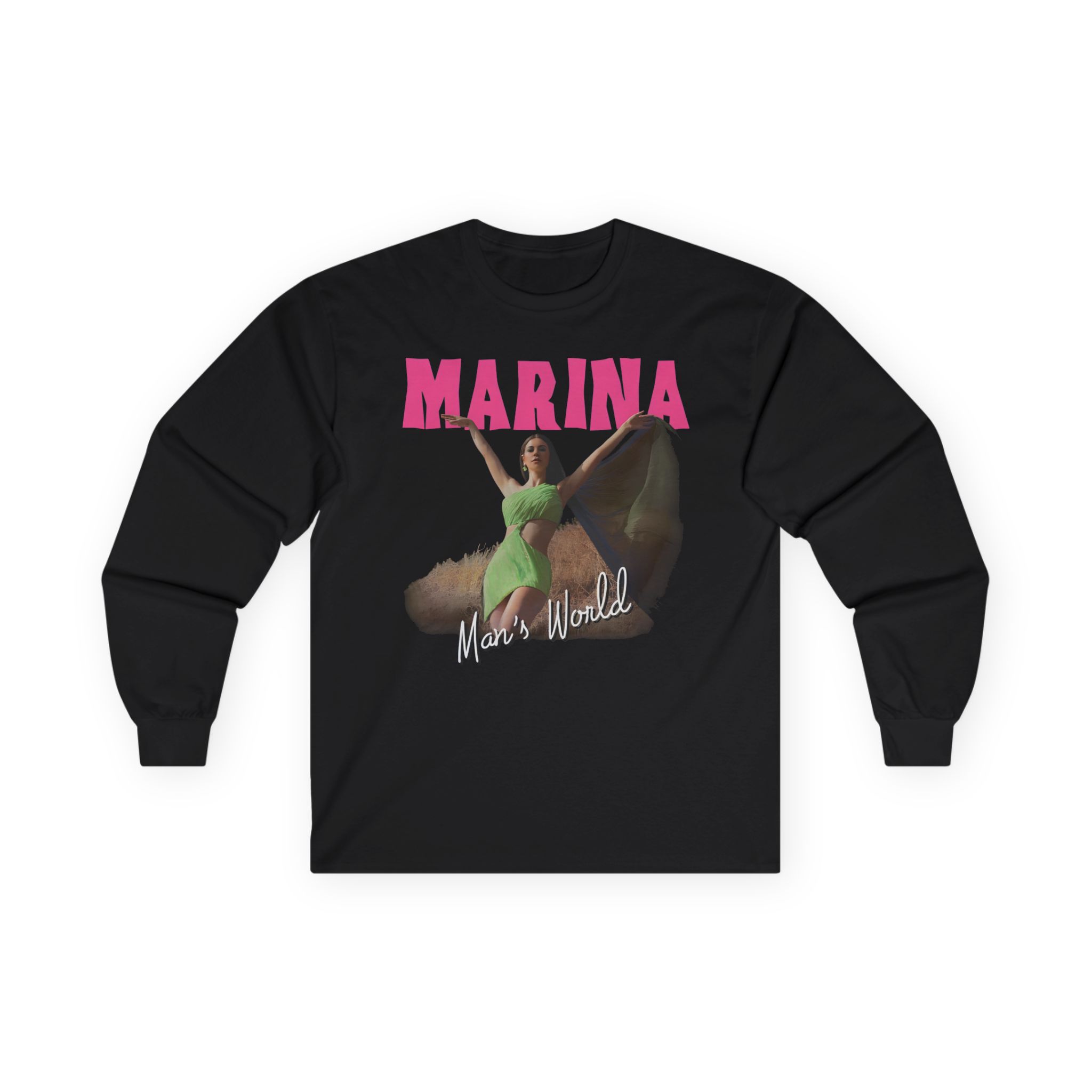 Marina Man's World Unisex Ultra Cotton Long Sleeve Tee