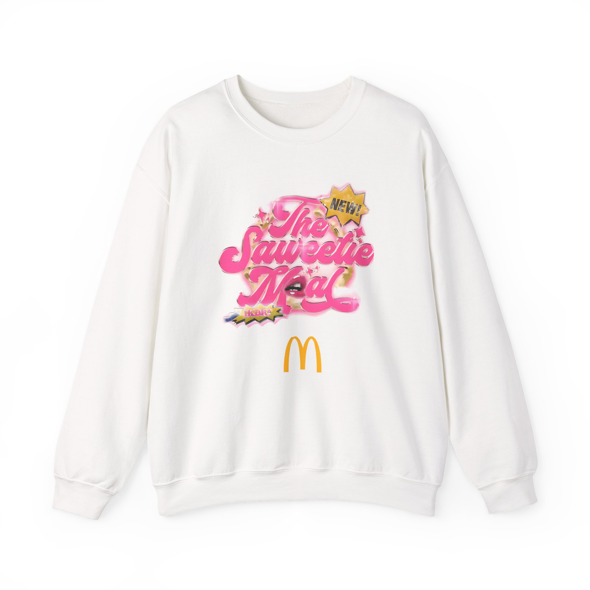 Saweetie Mcdonald's Meal Unisex Heavy Blend Crewneck Sweatshirt