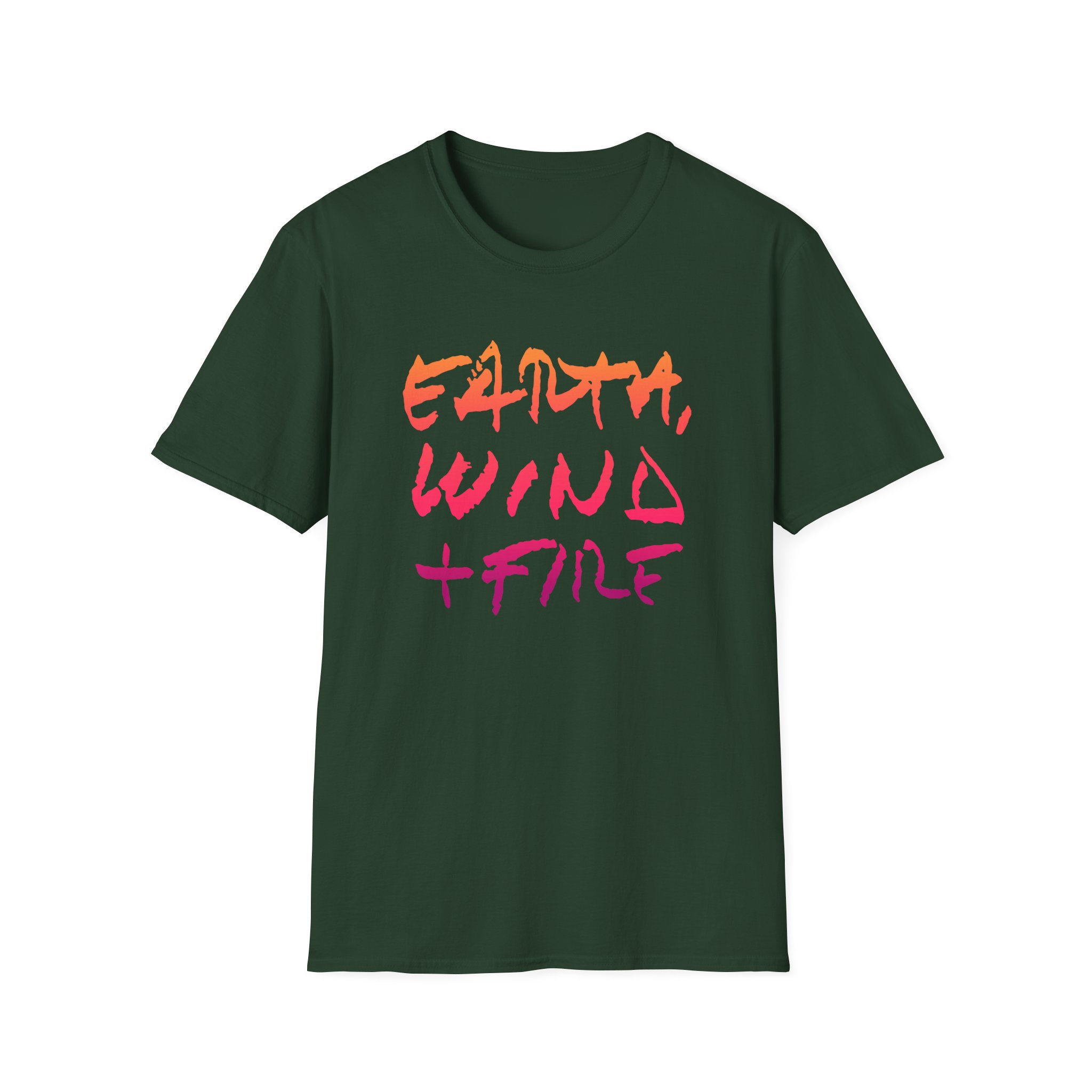 Earth Wind & Fire Logo Unisex Softstyle T-Shirt