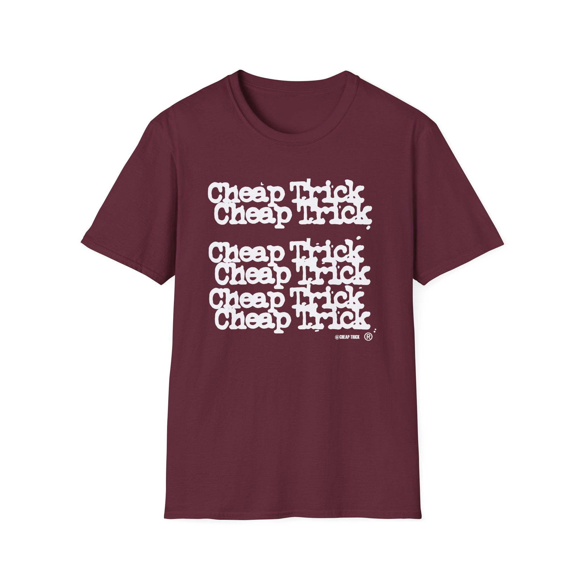 Cheap Trick Stacked Logo Unisex Softstyle T-Shirt