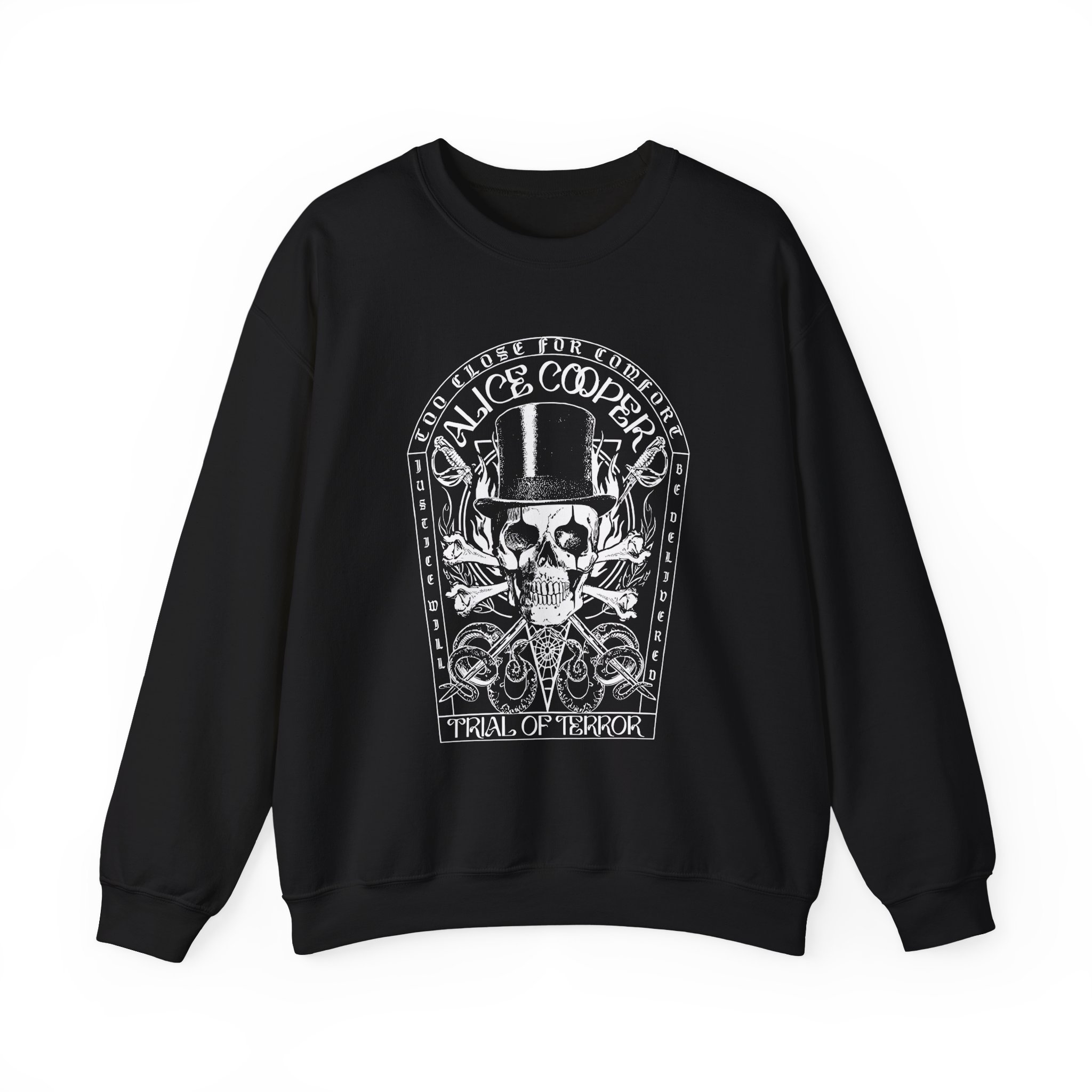 Alice Cooper Trial of Terror Unisex Heavy Blendâ„¢ Crewneck Sweatshirt