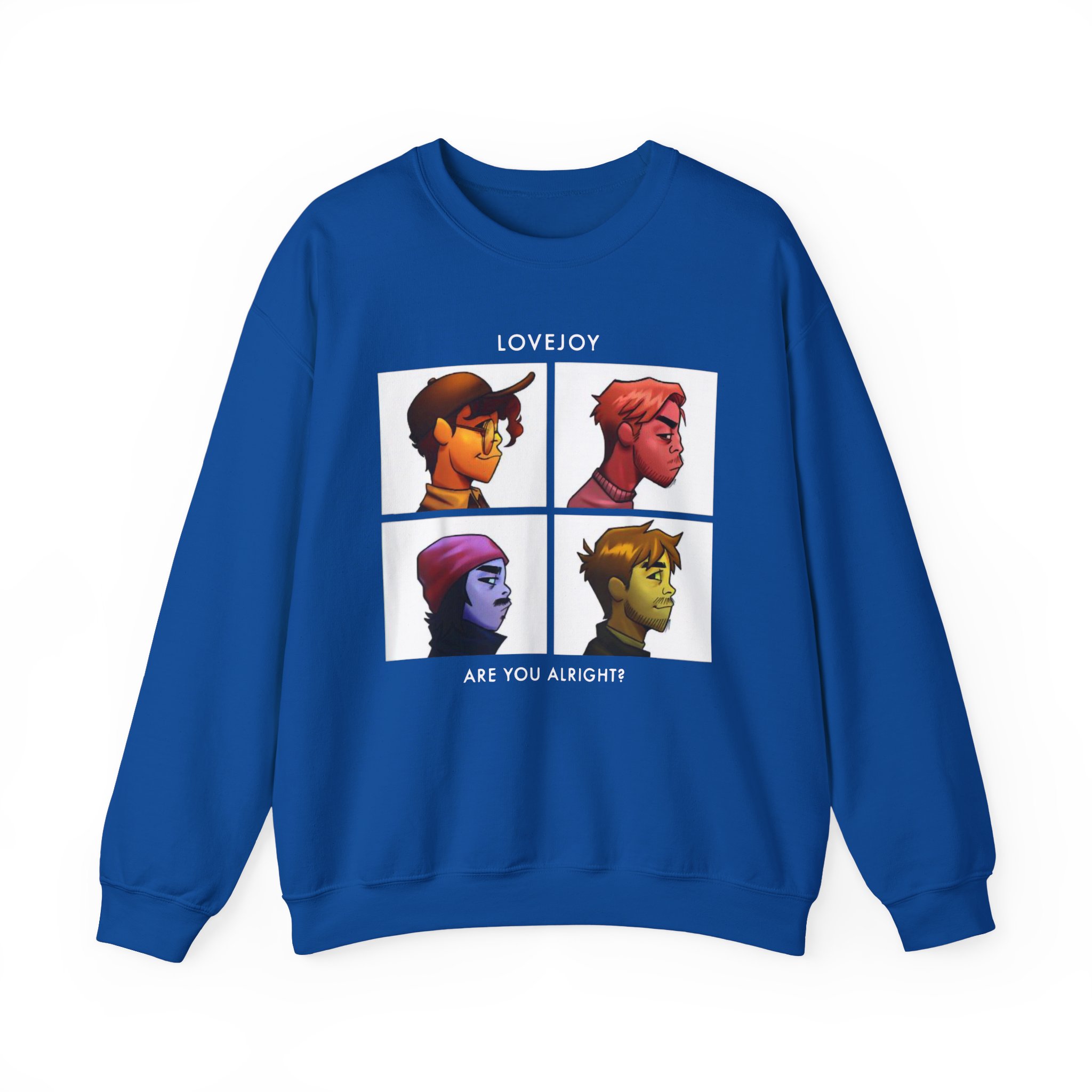 Lovejoy Are You Alright Unisex Heavy Blendâ„¢ Crewneck Sweatshirt