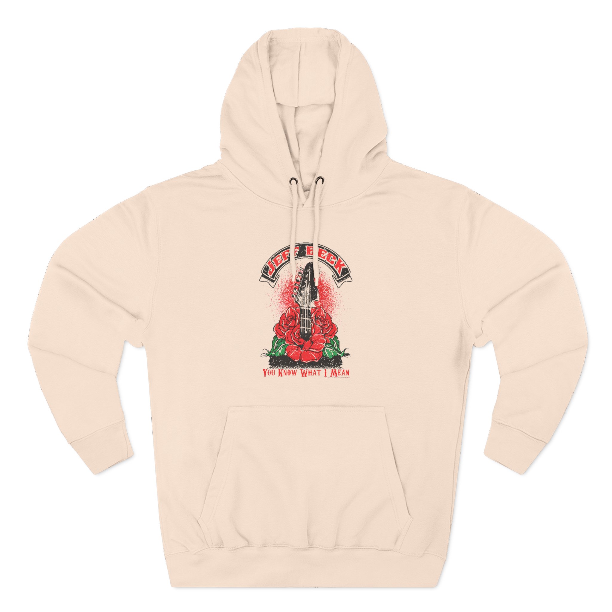 Jeff Beck You Know What I Mean Three-Panel Fleece Hoodie