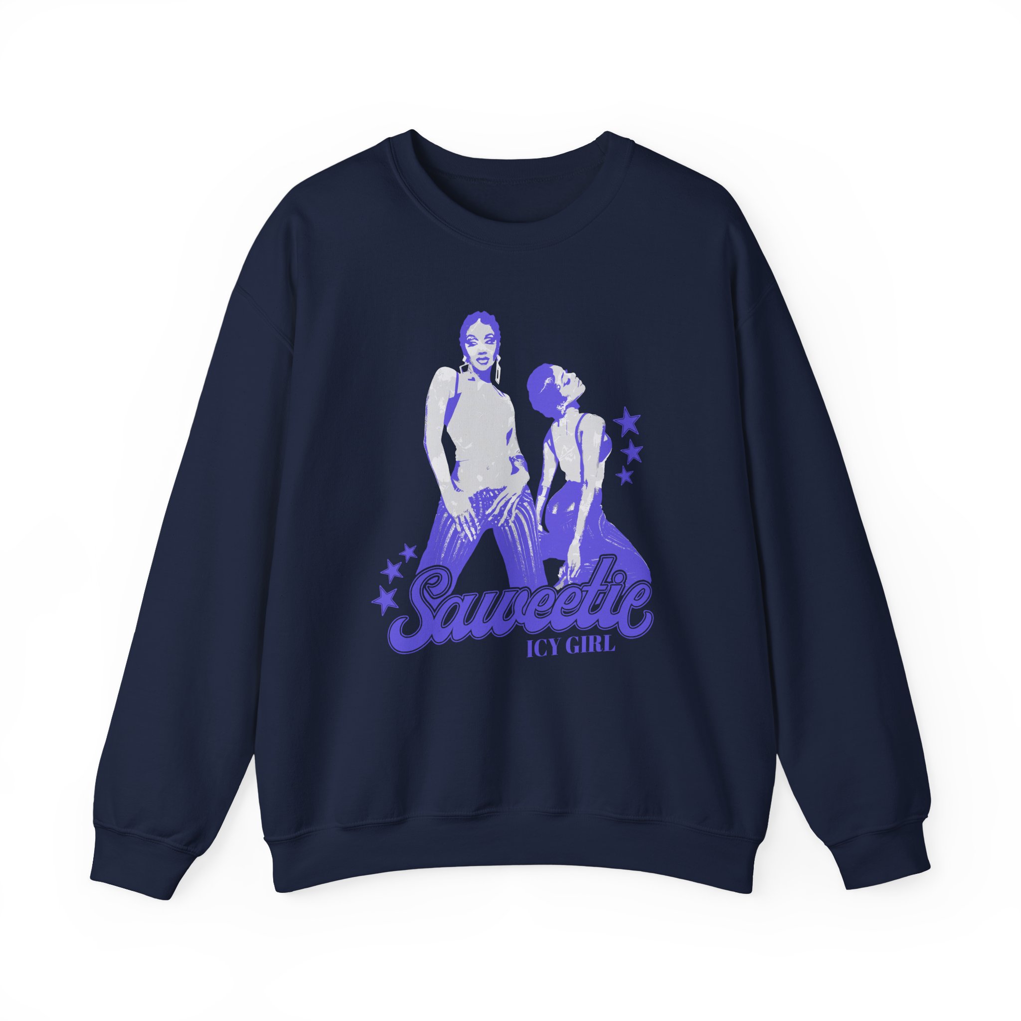 Saweetie Icy Girl Unisex Heavy Blend Crewneck Sweatshirt