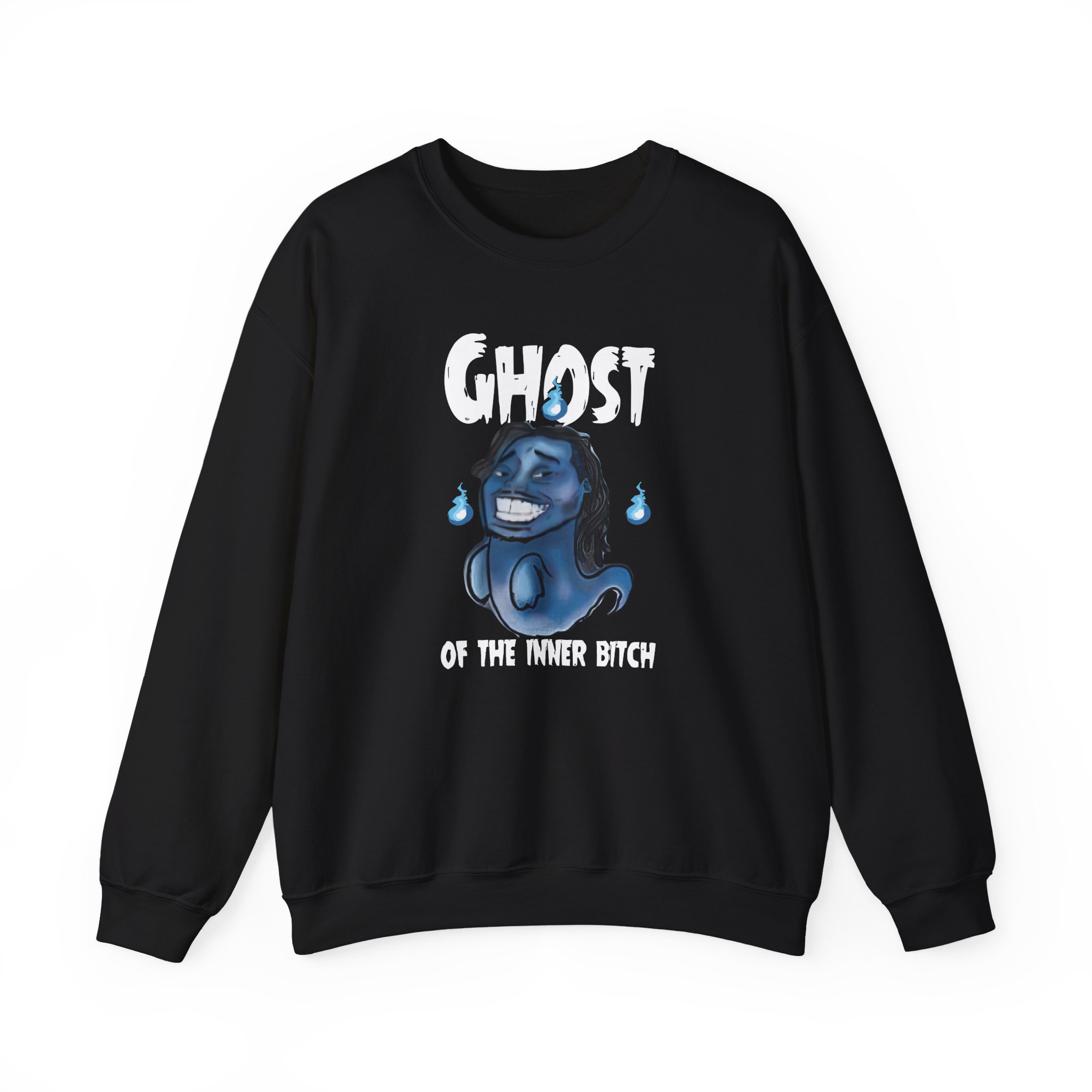 Aba and Preach Ghost of the Inner Bitch Unisex Heavy Blendâ„¢ Crewneck Sweatshirt