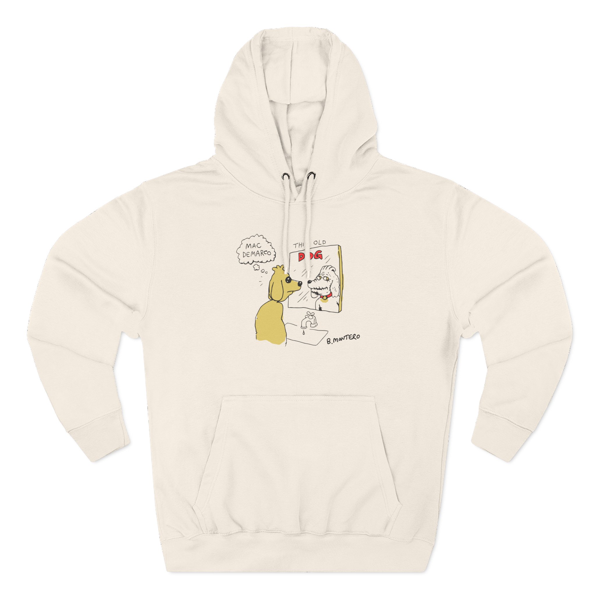 Mac Demarco Dog Mirror Three-Panel Fleece Hoodie