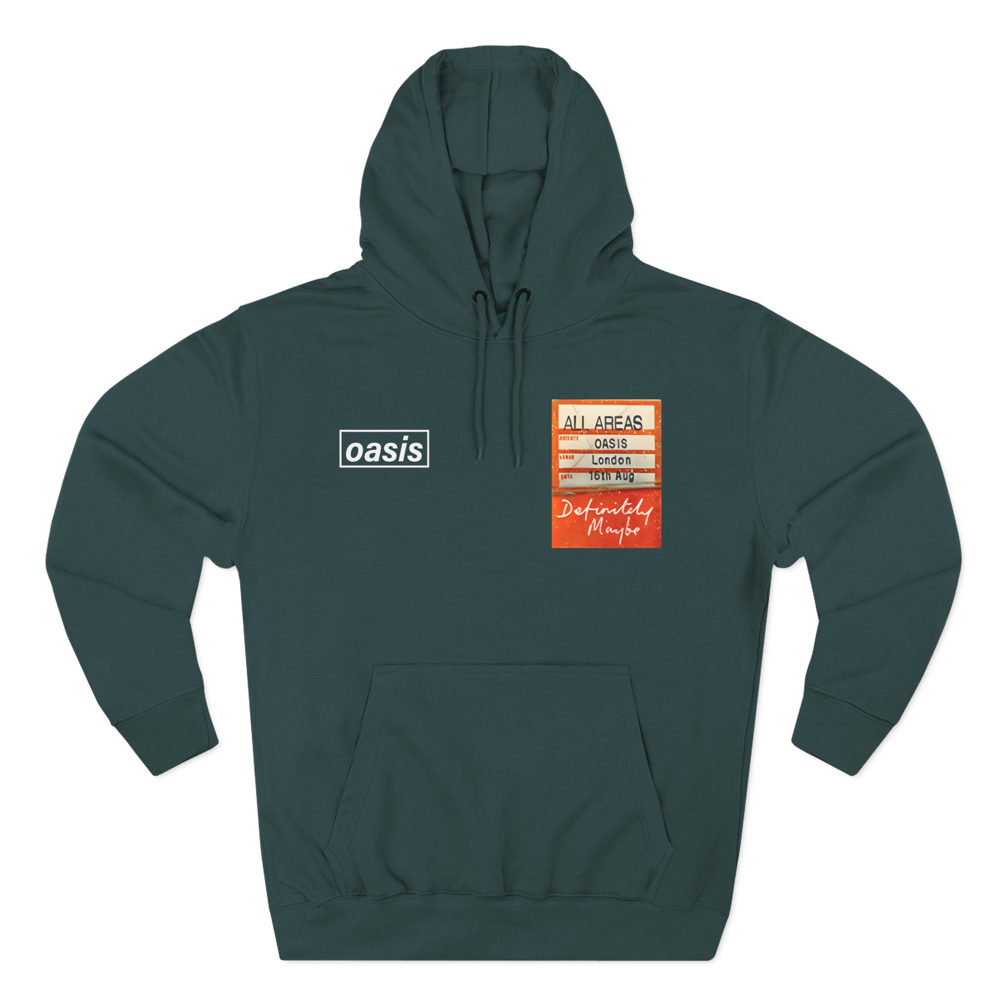Oasis Setlist Three-Panel Fleece Hoodie