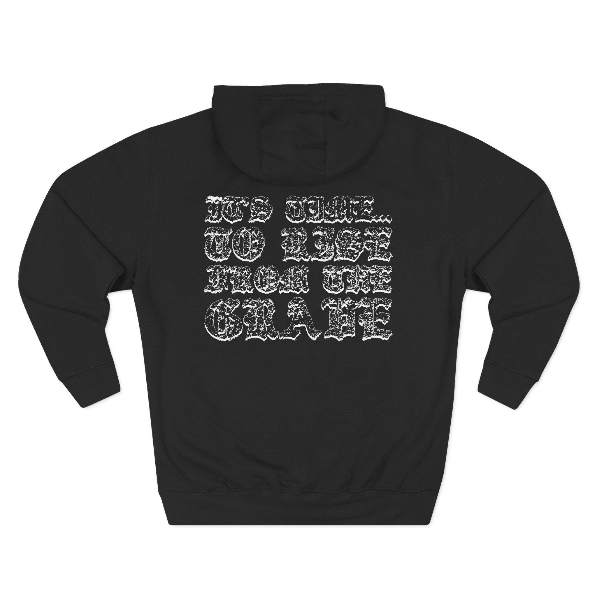 Undeath Time to Rise Three-Panel Fleece Hoodie