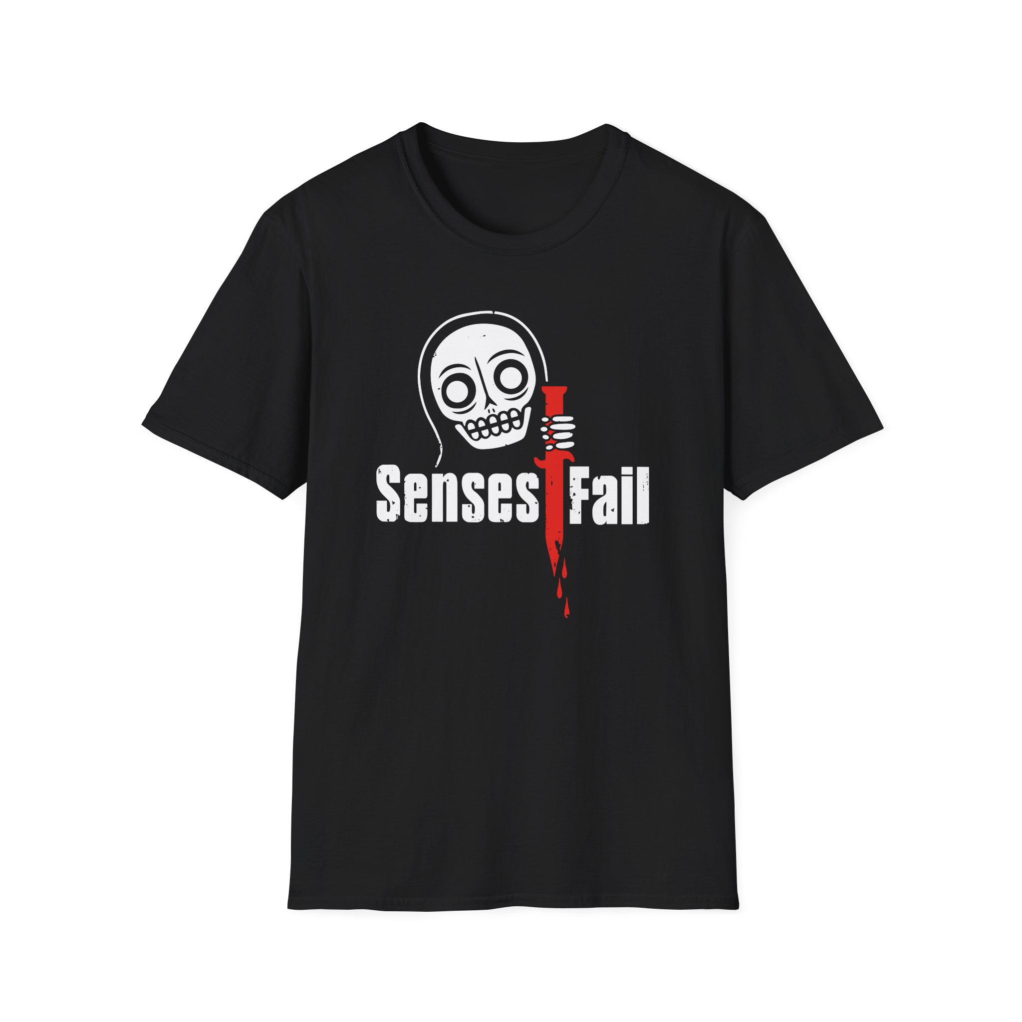Senses Fail Knife Unisex Softstyle T-Shirt