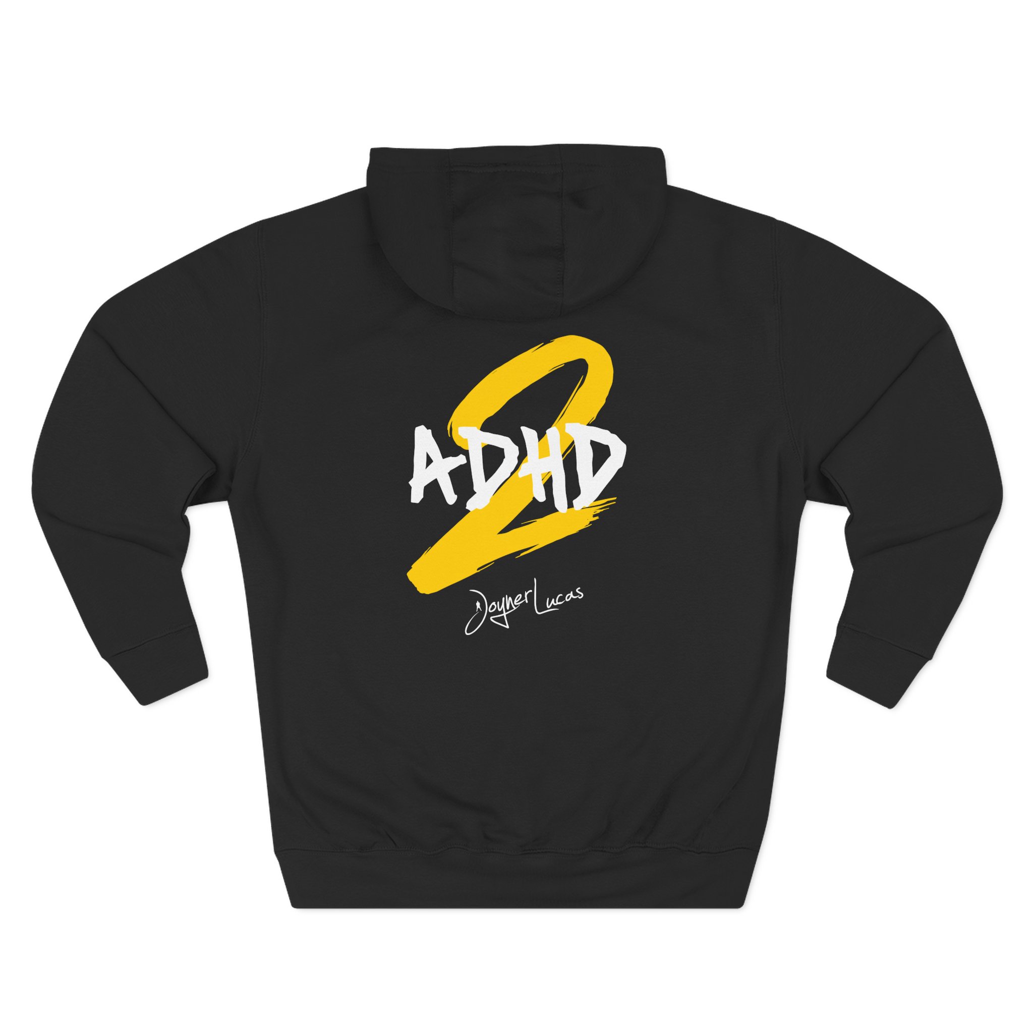 Joyner Adhd2 Logo Three-Panel Fleece Hoodie