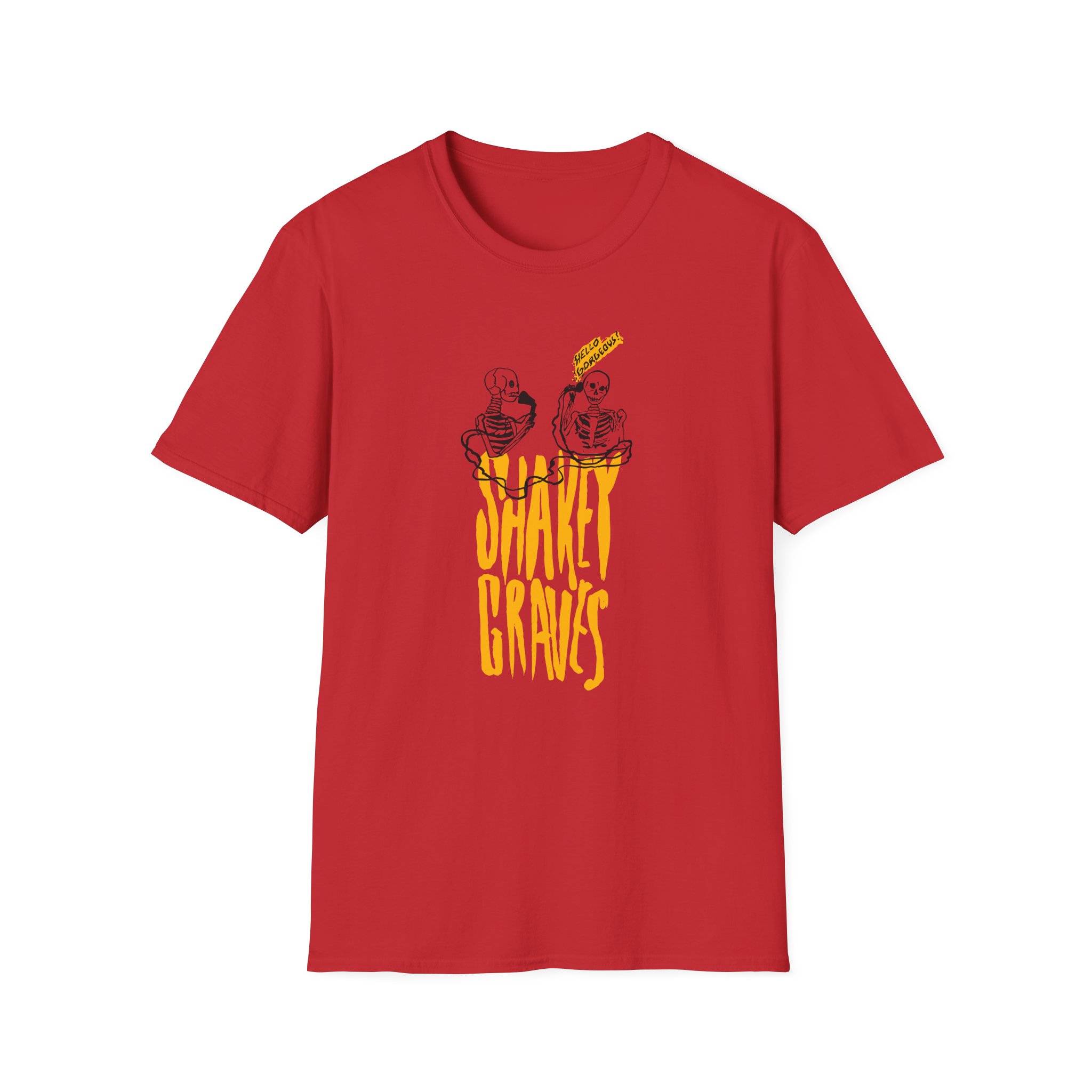 Shakey Graves Hello Gorgeous? Unisex Softstyle T-Shirt