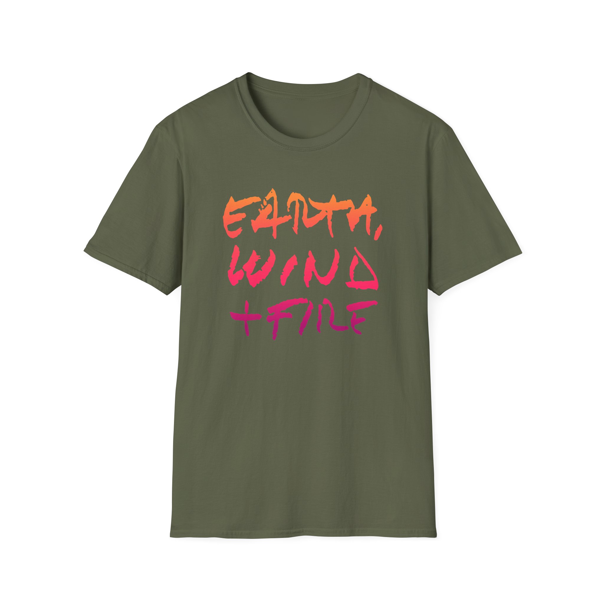 Earth Wind & Fire Logo Unisex Softstyle T-Shirt