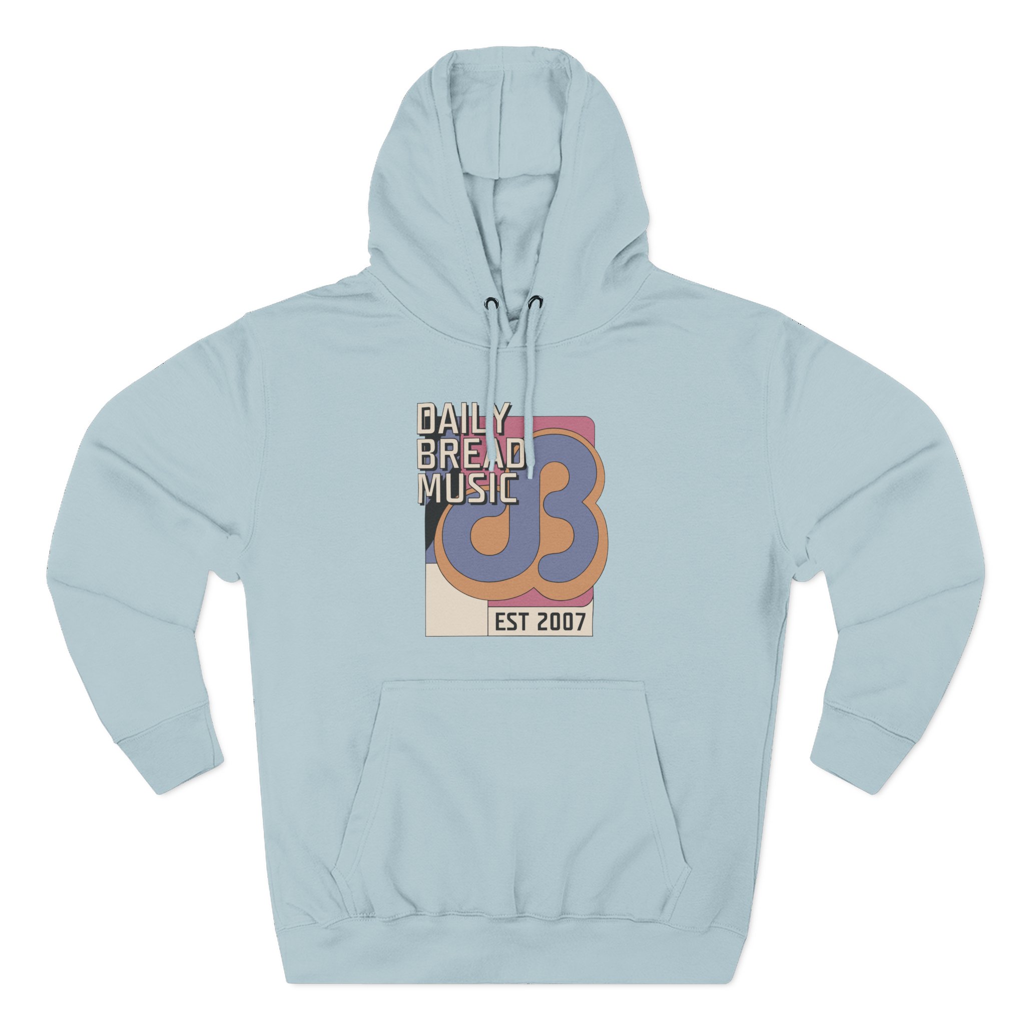 Daily Bread Retro Icon Three-Panel Fleece Hoodie