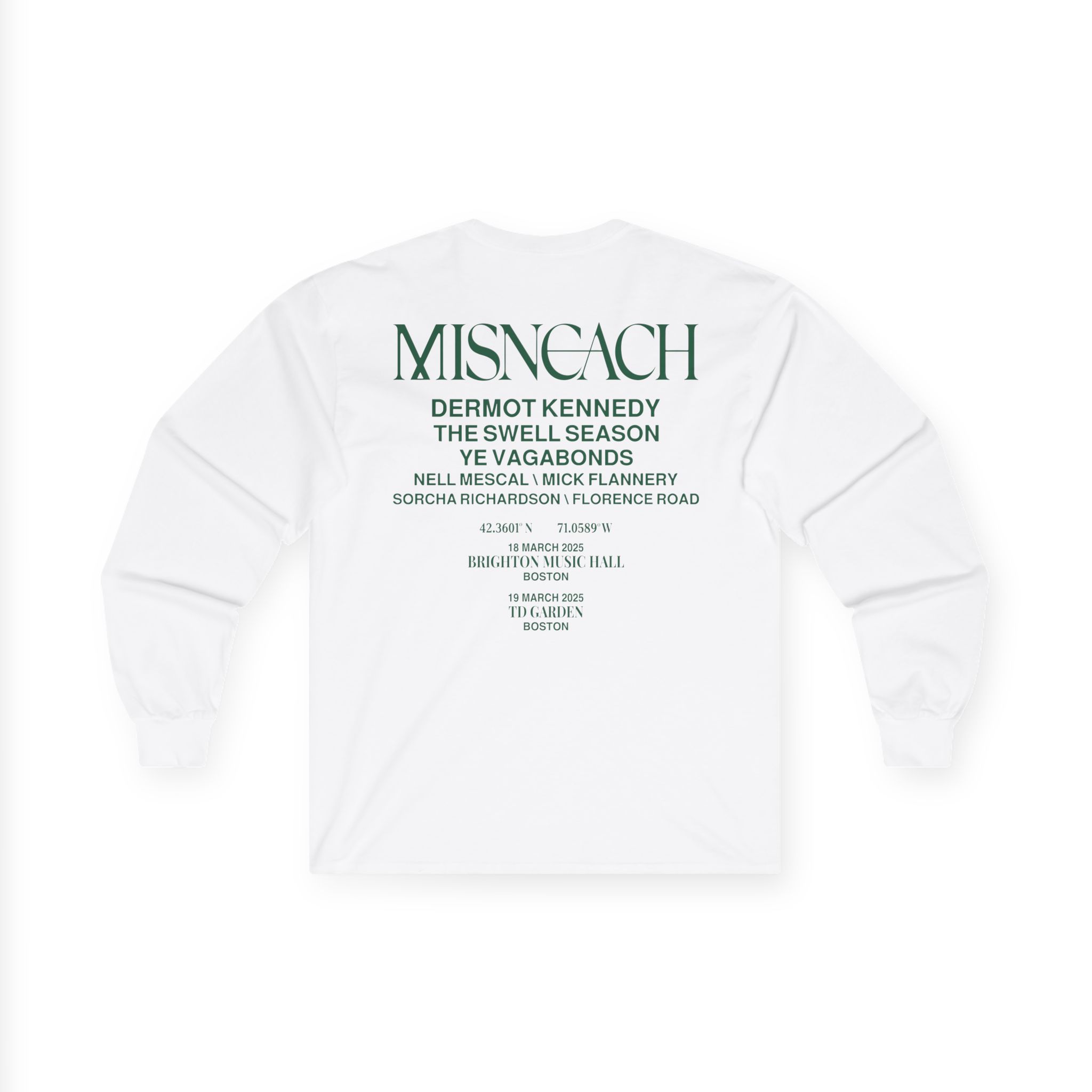 Dermot Kennedy Misneach Festival Event Unisex Ultra Cotton Long Sleeve Tee
