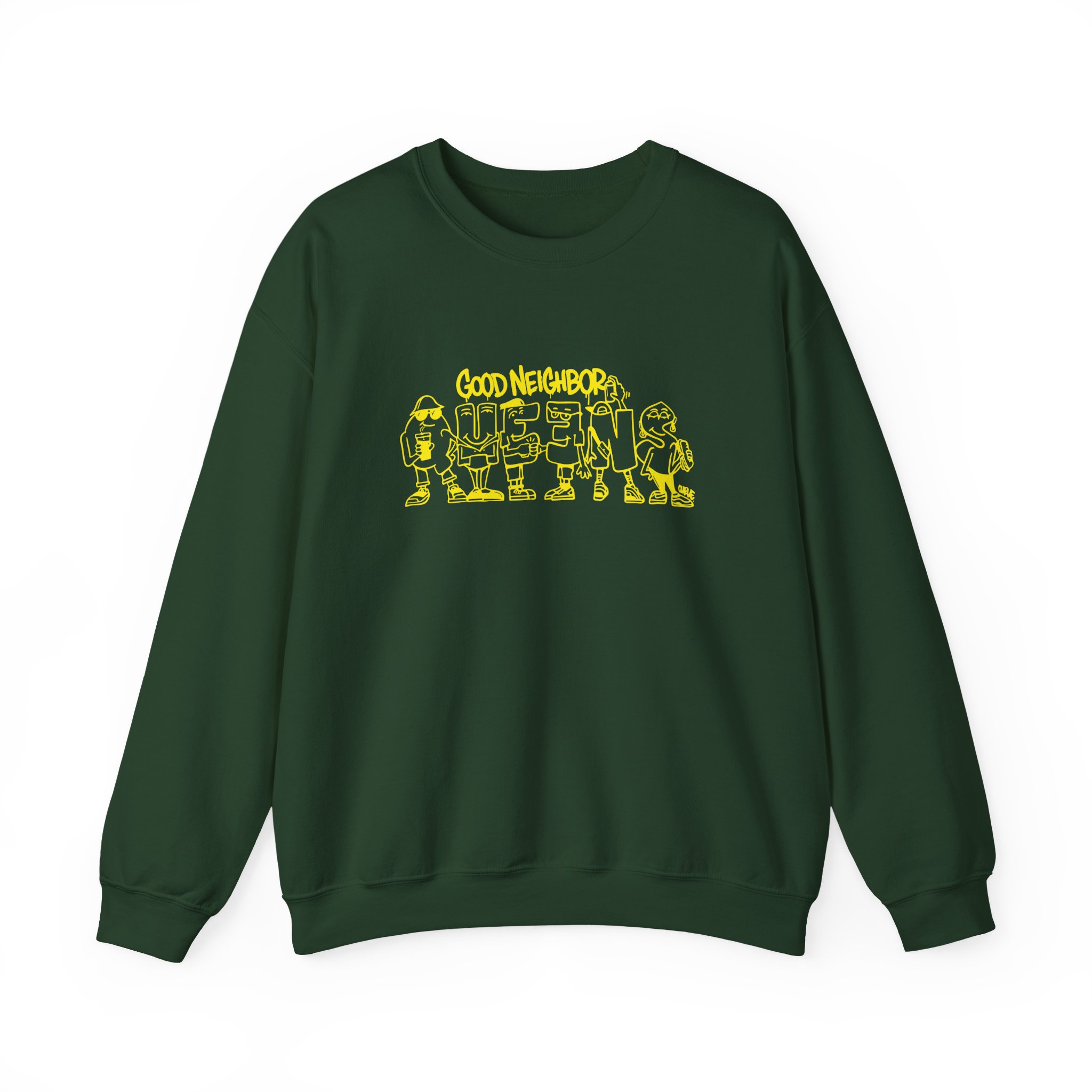 Good Neighbours Queens Unisex Heavy Blendâ„¢ Crewneck Sweatshirt
